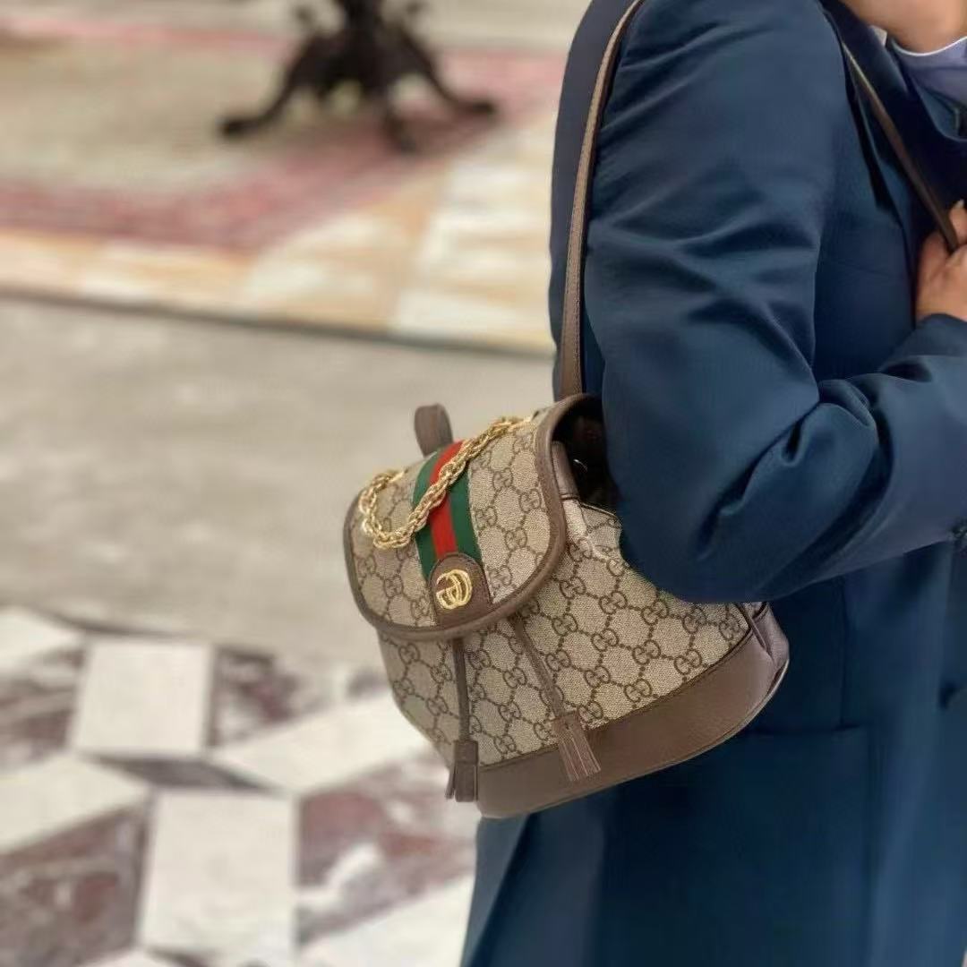 GUCC1 ジャカード バックパック【50％割引+送料無料】