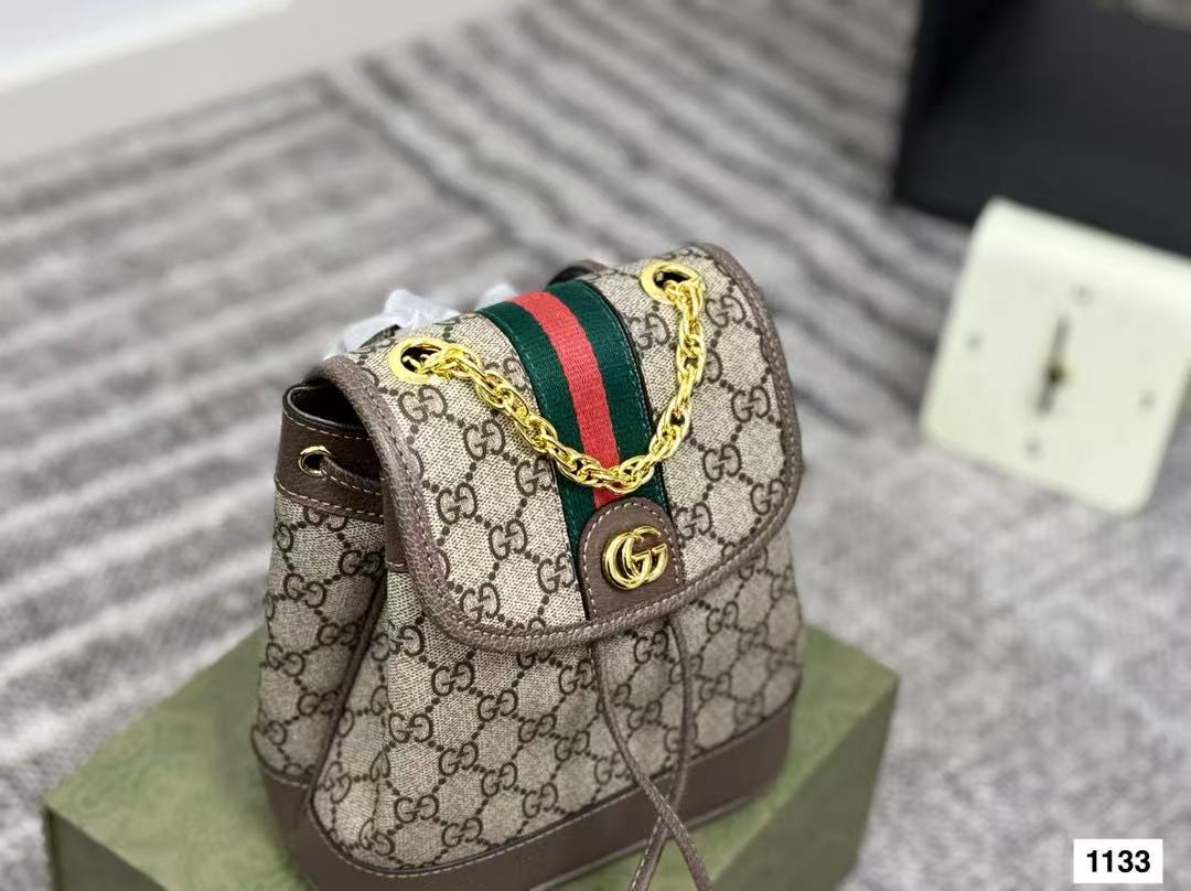 GUCC1 ジャカード バックパック【50％割引+送料無料】