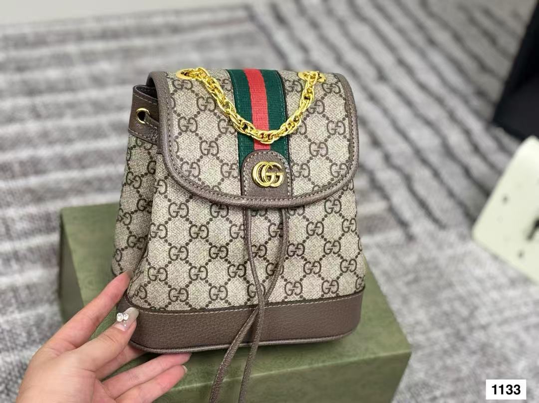 GUCC1 ジャカード バックパック【50％割引+送料無料】