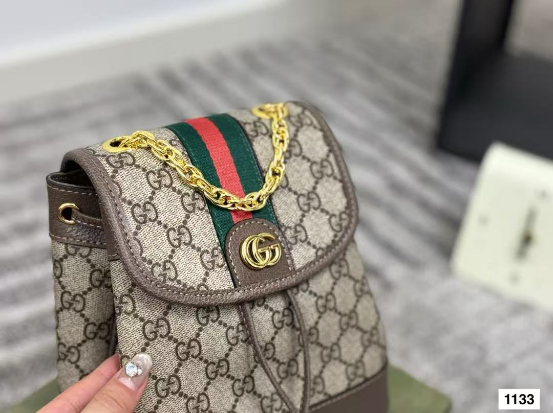 GUCC1 ジャカード バックパック【50％割引+送料無料】