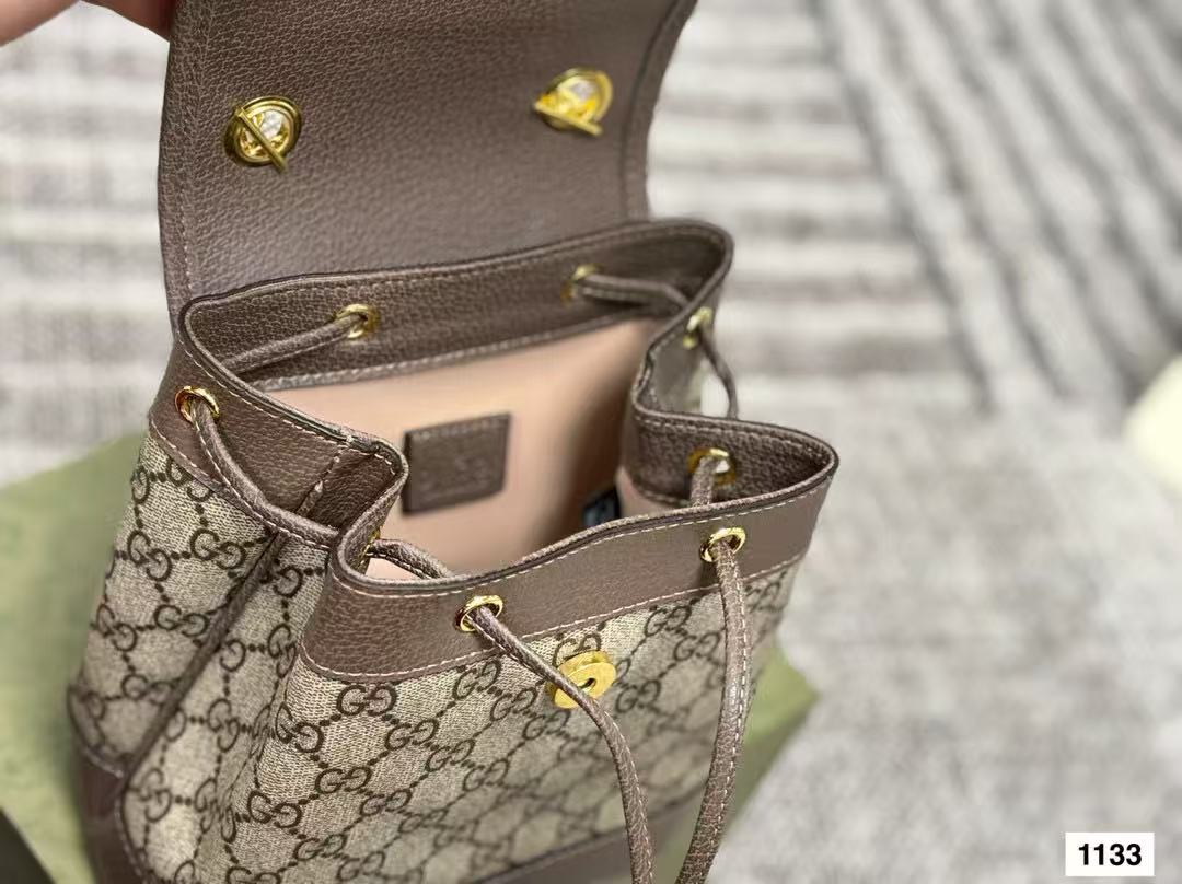 GUCC1 ジャカード バックパック【50％割引+送料無料】