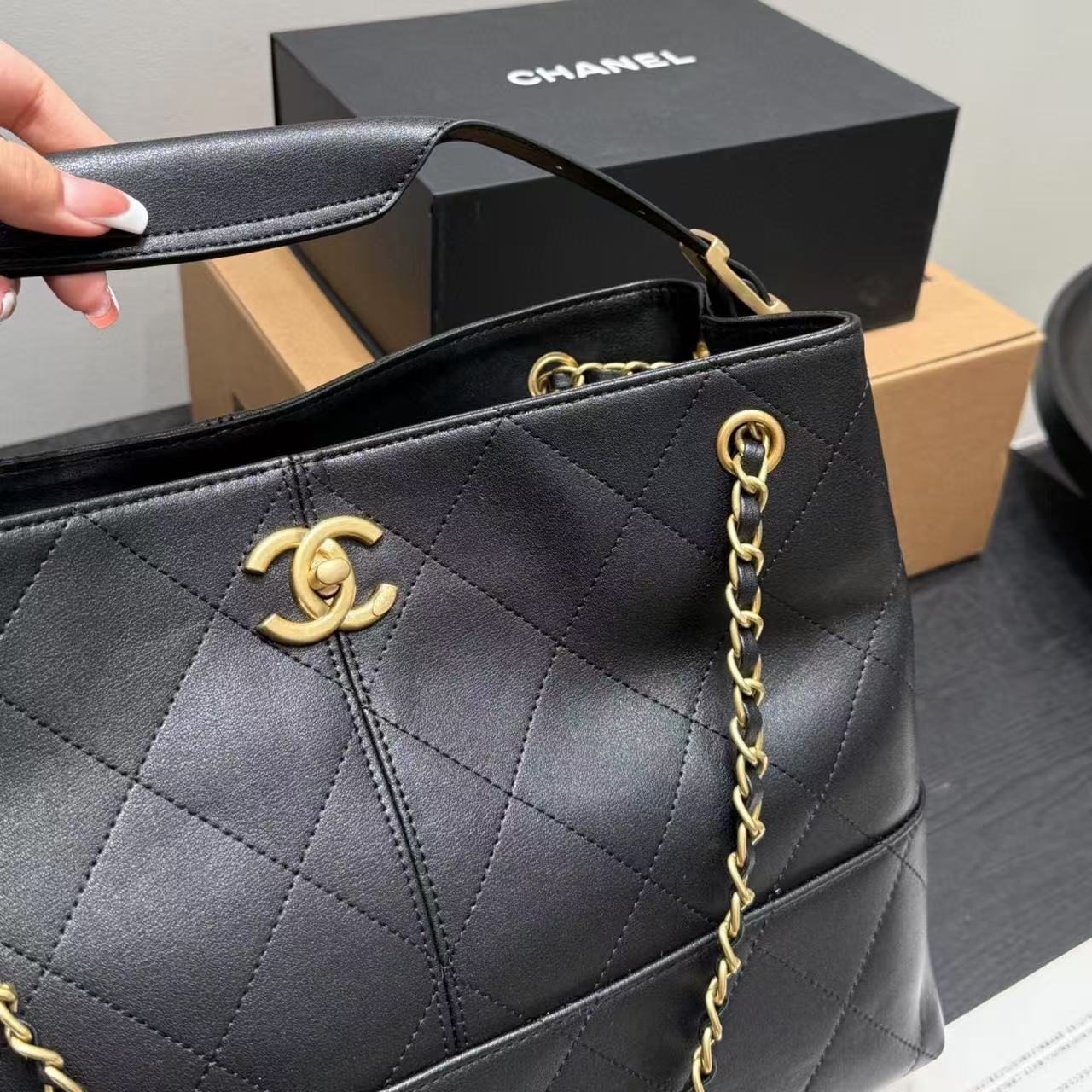 CHANE1 チェーンショッピングバッグ【50％割引+送料無料】