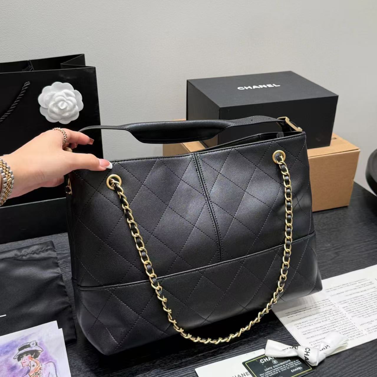 CHANE1 チェーンショッピングバッグ【50％割引+送料無料】