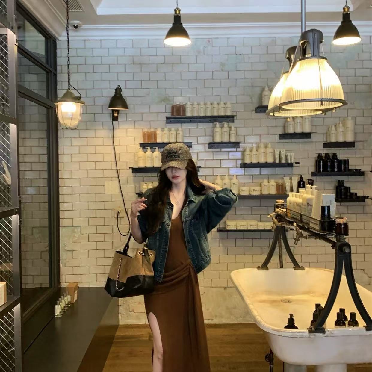 CHANE1 ディアスキンチェーンショッピングバッグ【50％割引+送料無料】