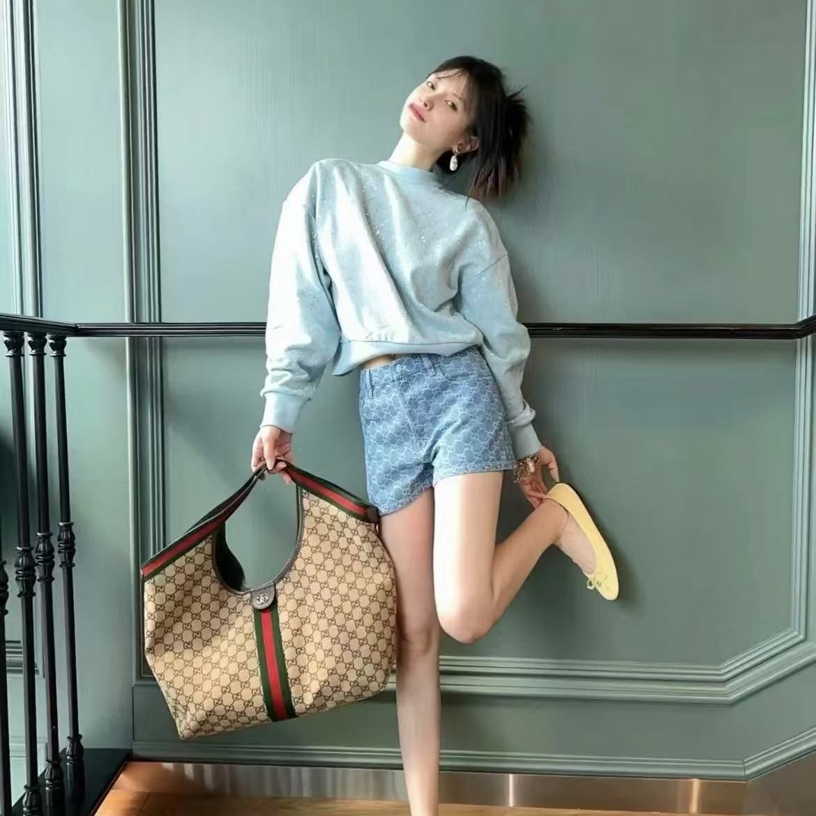 GUCC1 Giglioショッピングバッグ【50％割引+送料無料】