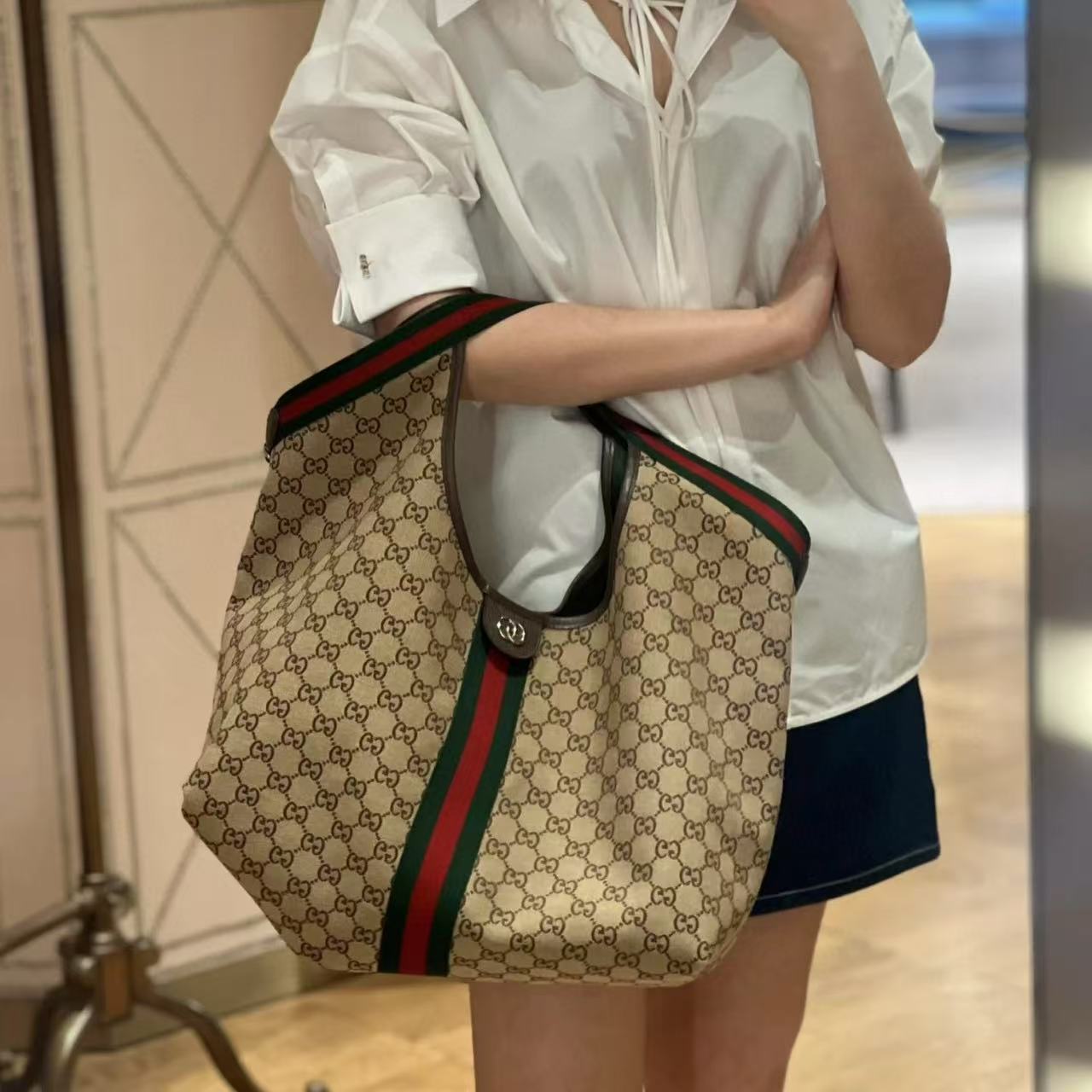 GUCC1 Giglioショッピングバッグ【50％割引+送料無料】