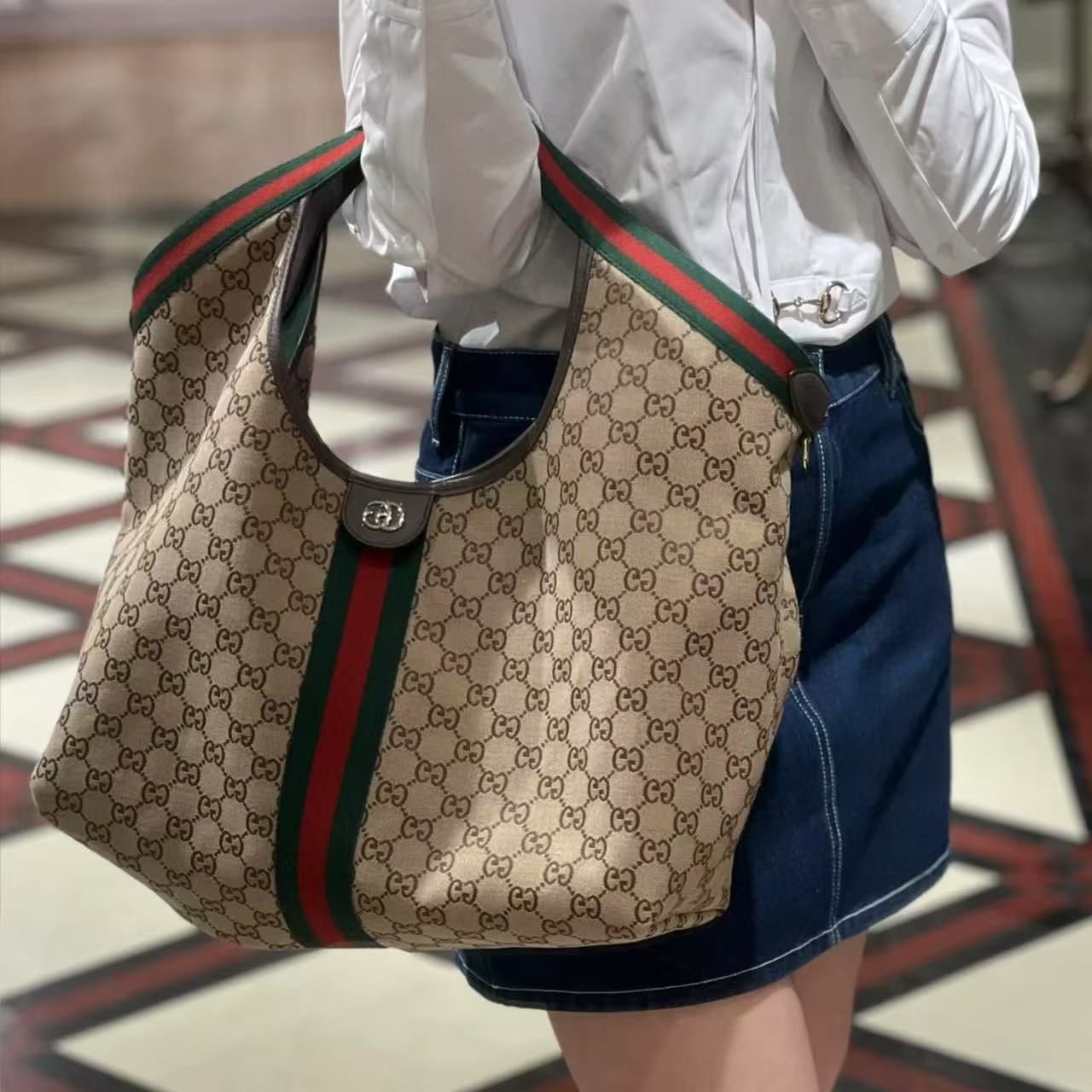 GUCC1 Giglioショッピングバッグ【50％割引+送料無料】