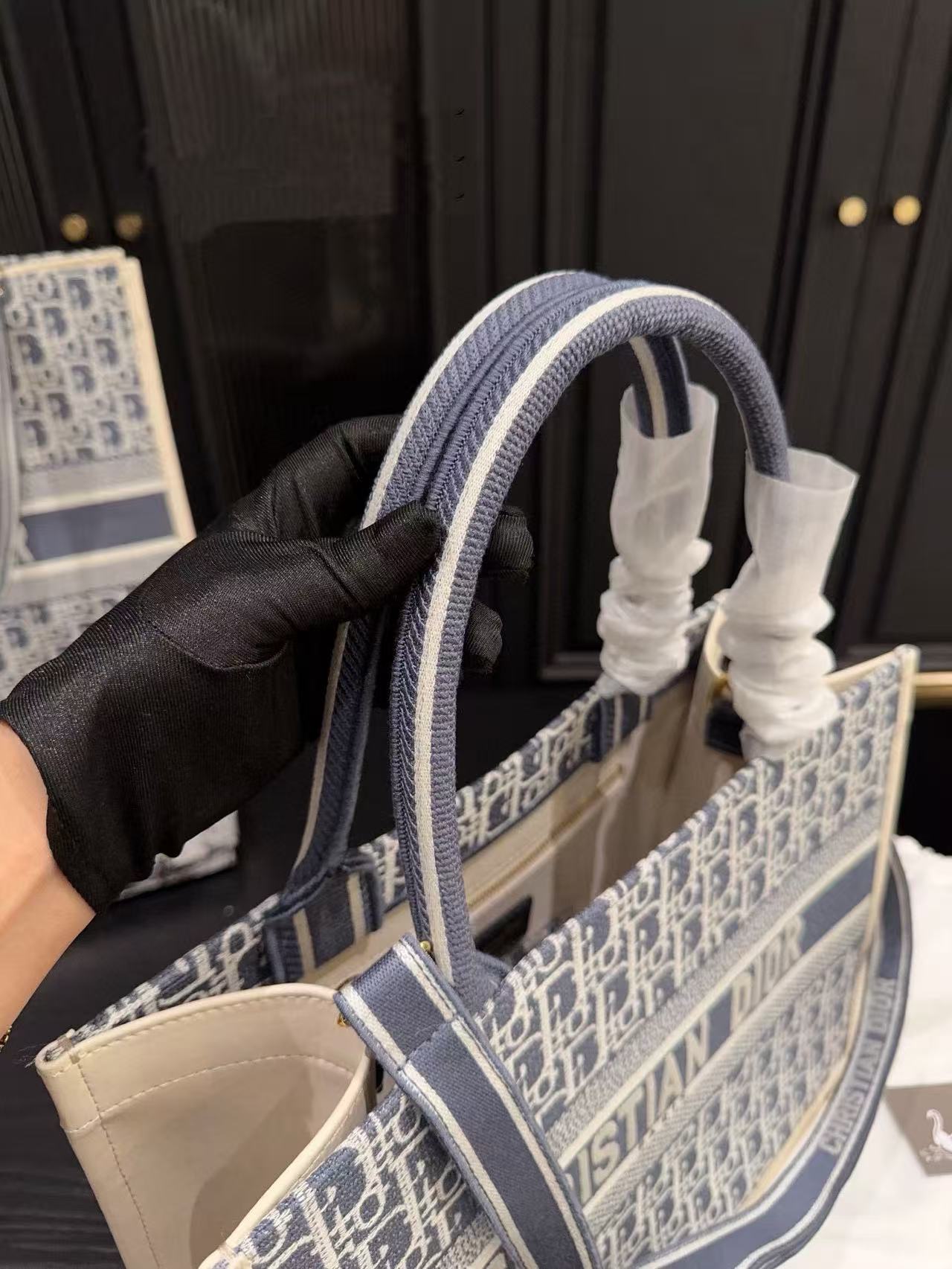 DI0R刺繍ショッピングバッグ【50％割引+送料無料】