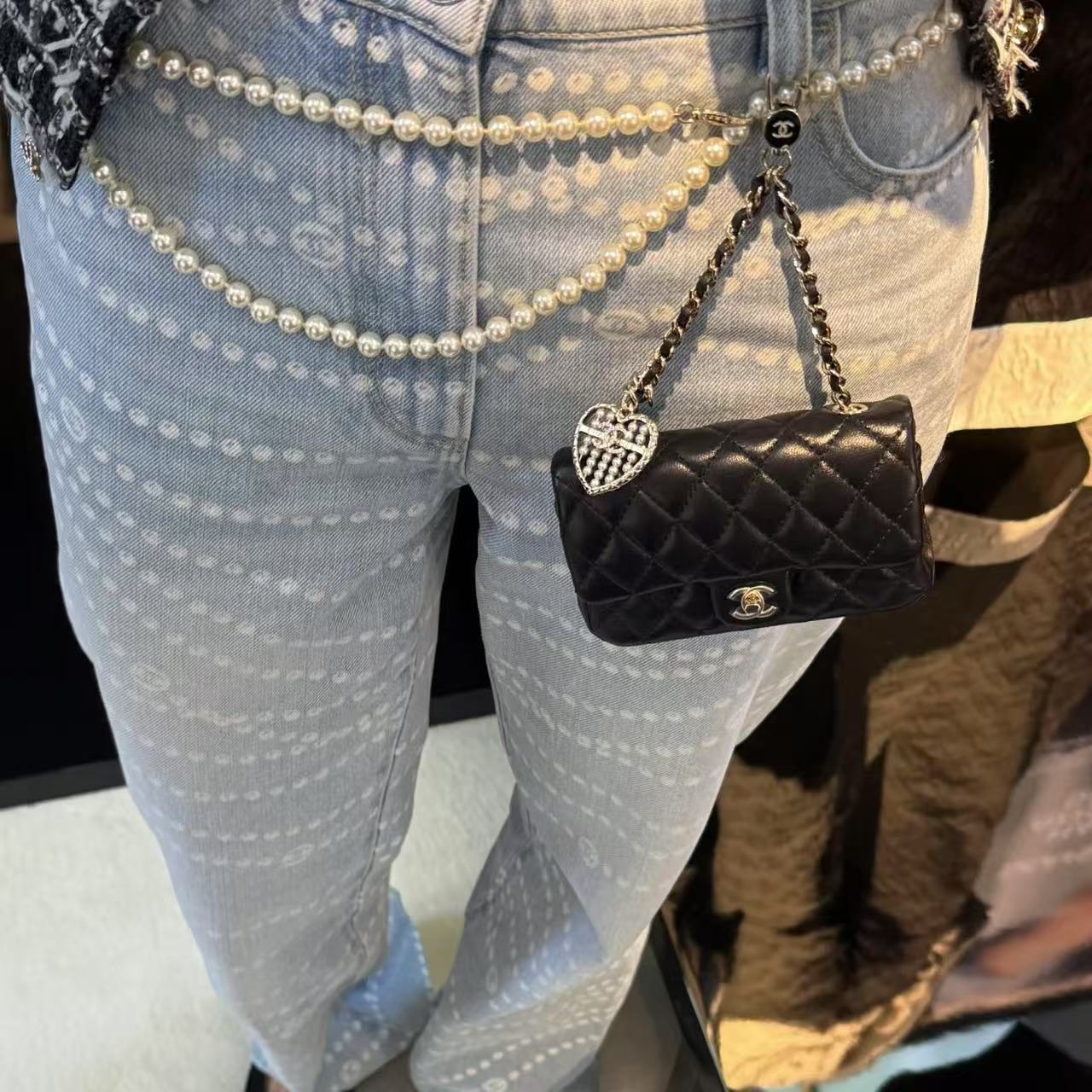 CHANE1 ハートパール コインケース【50％割引+送料無料】