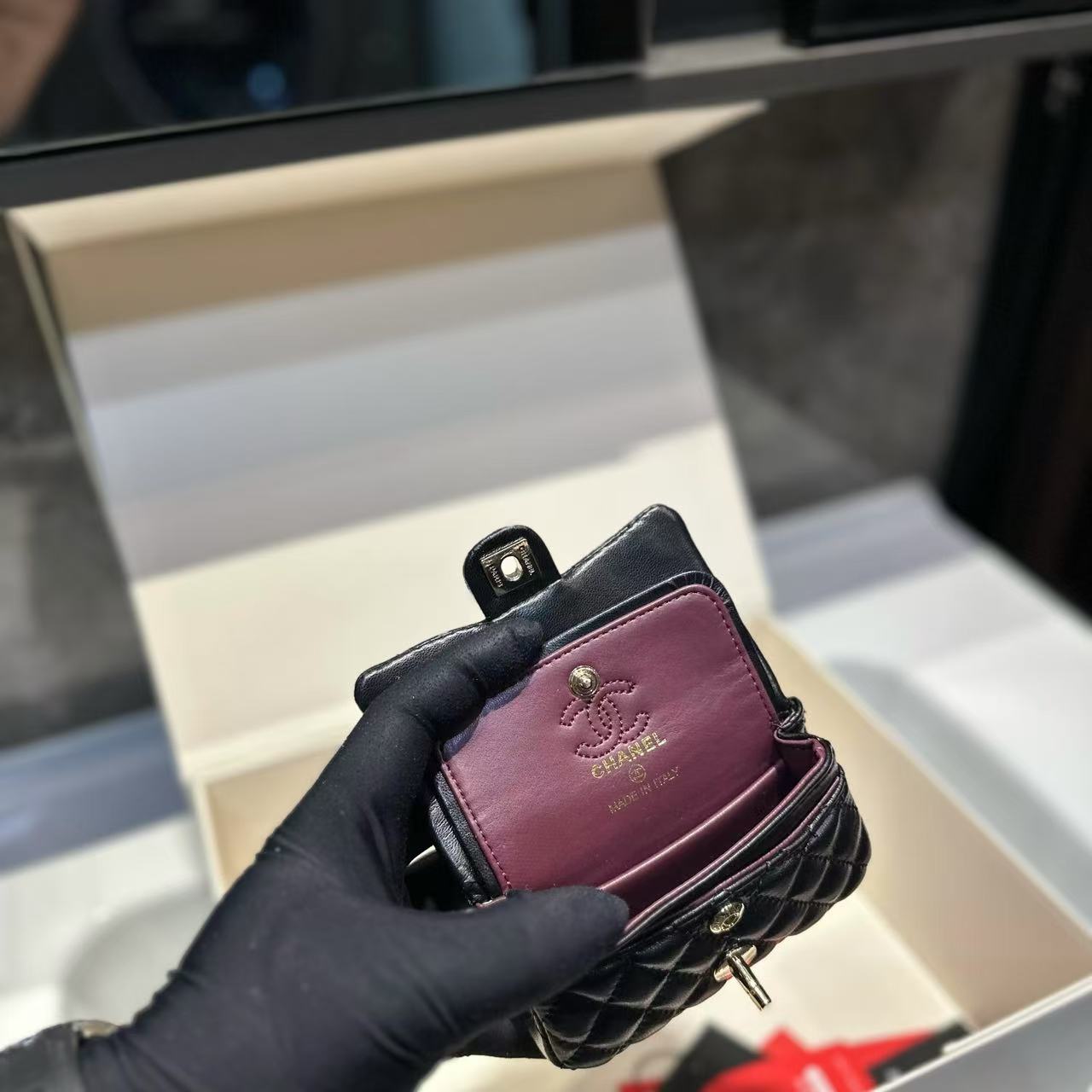 CHANE1 ハートパール コインケース【50％割引+送料無料】