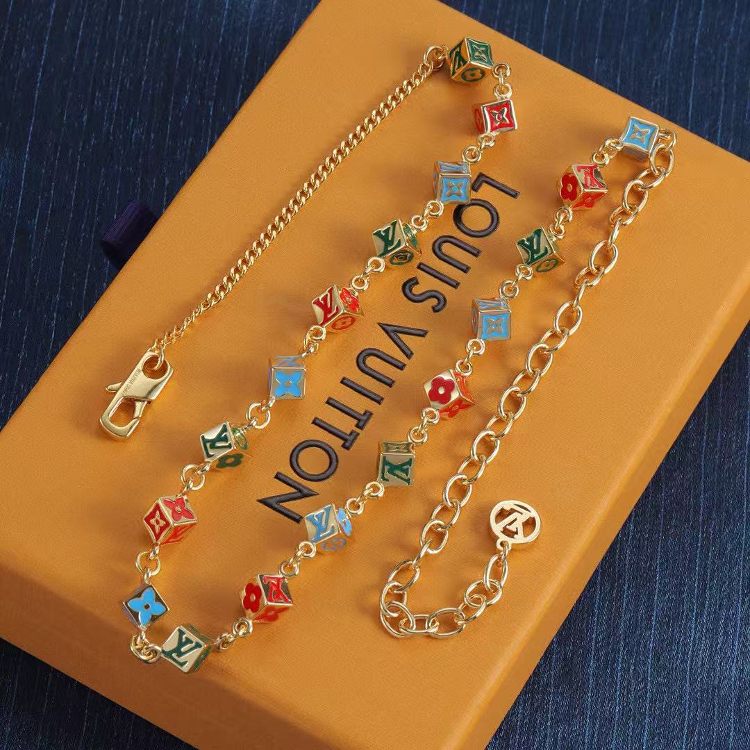 LVカラフルダイスネックレス【50％割引+送料無料】