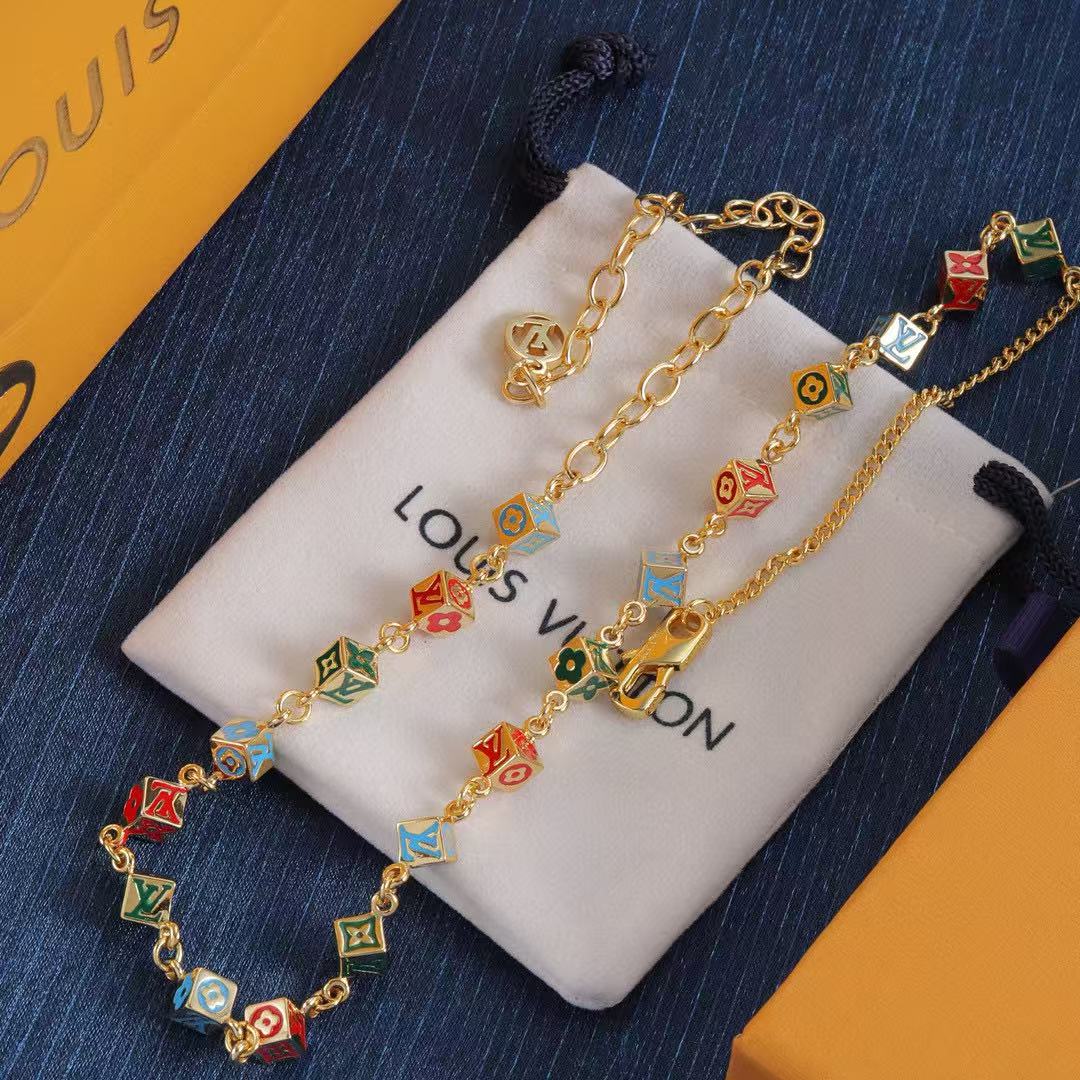 LVカラフルダイスネックレス【50％割引+送料無料】