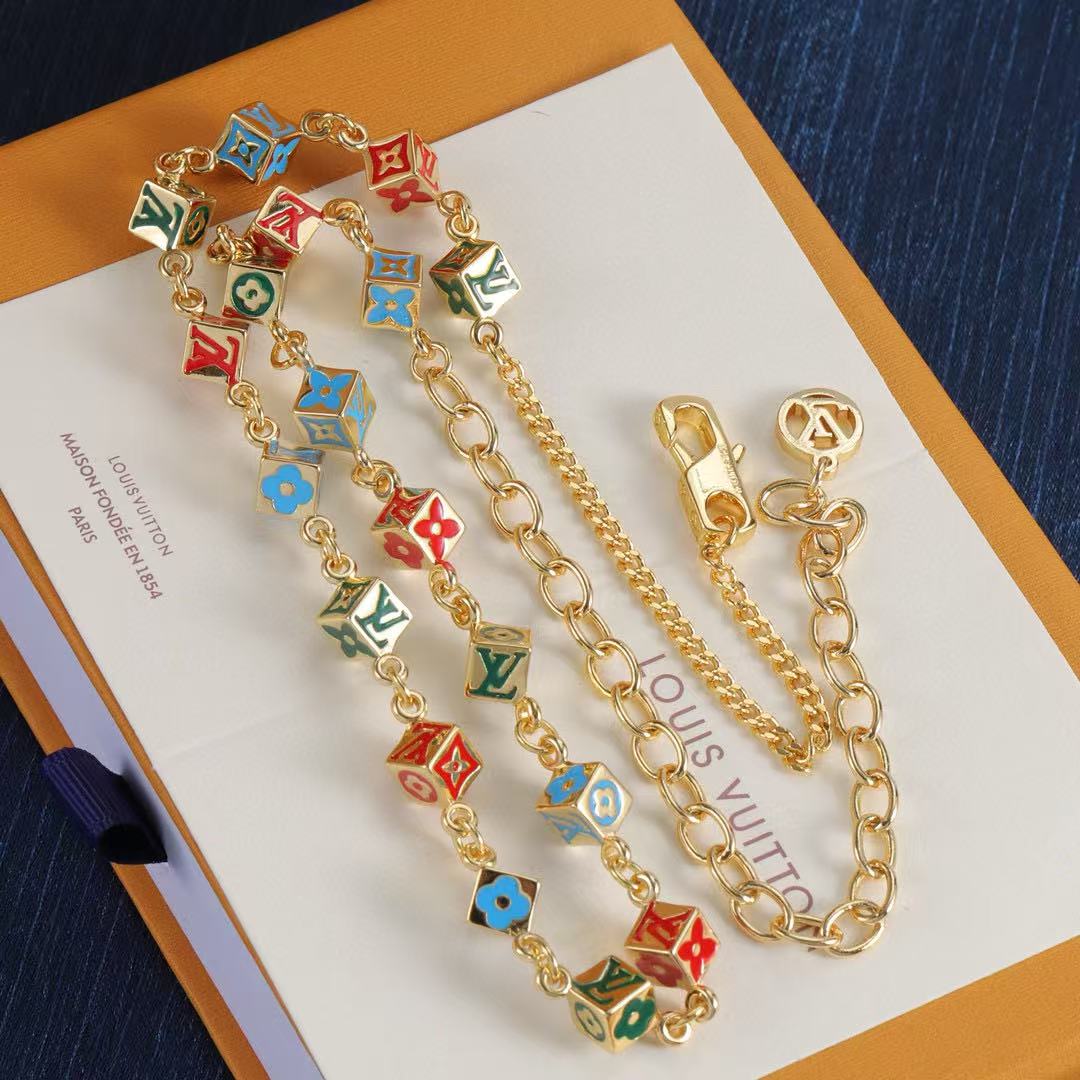 LVカラフルダイスネックレス【50％割引+送料無料】