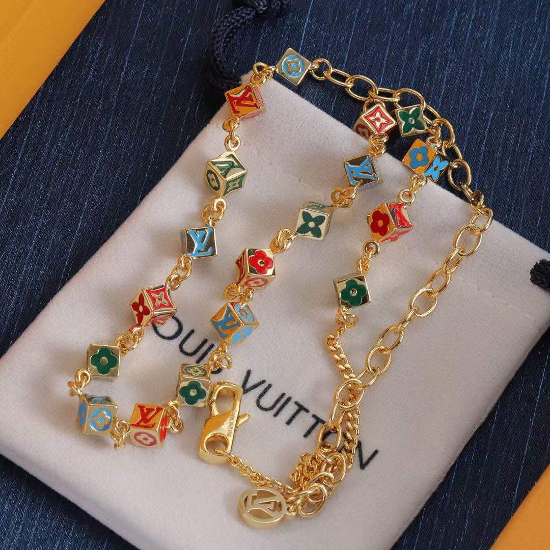 LVカラフルダイスネックレス【50％割引+送料無料】