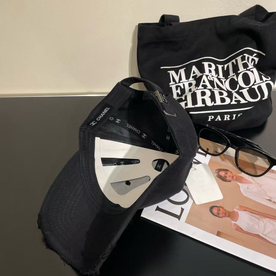 CHANE1 シンプルダブルCベースボールキャップ【50％割引+送料無料】