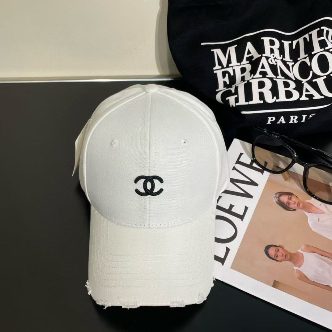 CHANE1 シンプルダブルCベースボールキャップ【50％割引+送料無料】