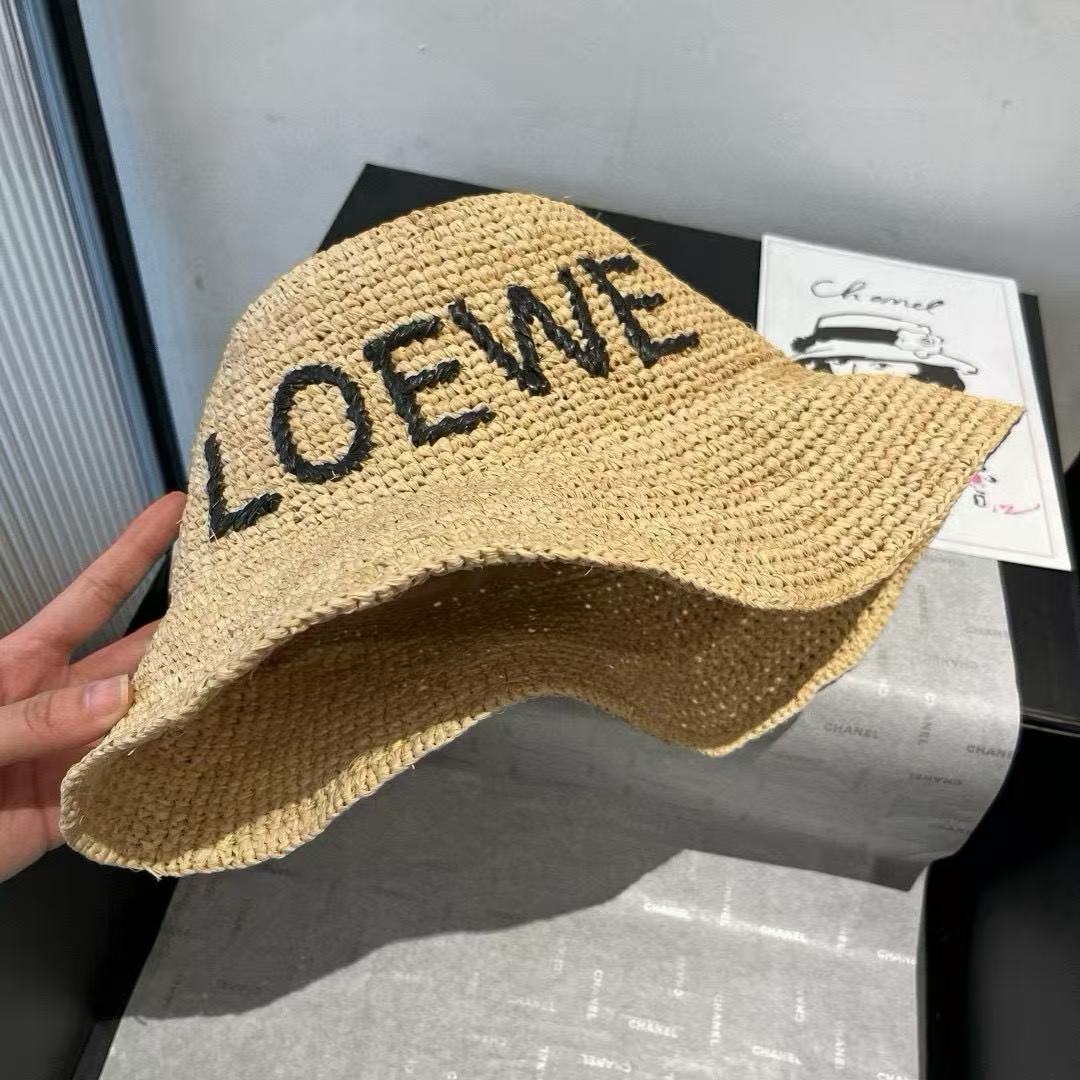 L0WEW 織りバケットハット（刺繍ロゴ入り）【50％割引+送料無料】