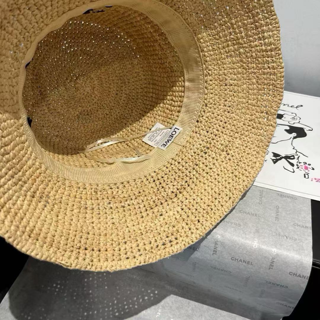 L0WEW 織りバケットハット（刺繍ロゴ入り）【50％割引+送料無料】