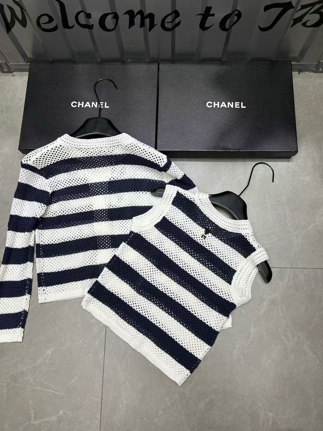 DI0R CDボタン中空カーディガン2点セット【50％割引+送料無料】