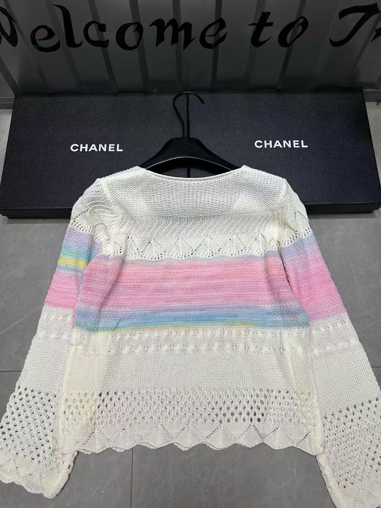 CHANE1 レインボーウールセーター【50％割引+送料無料】