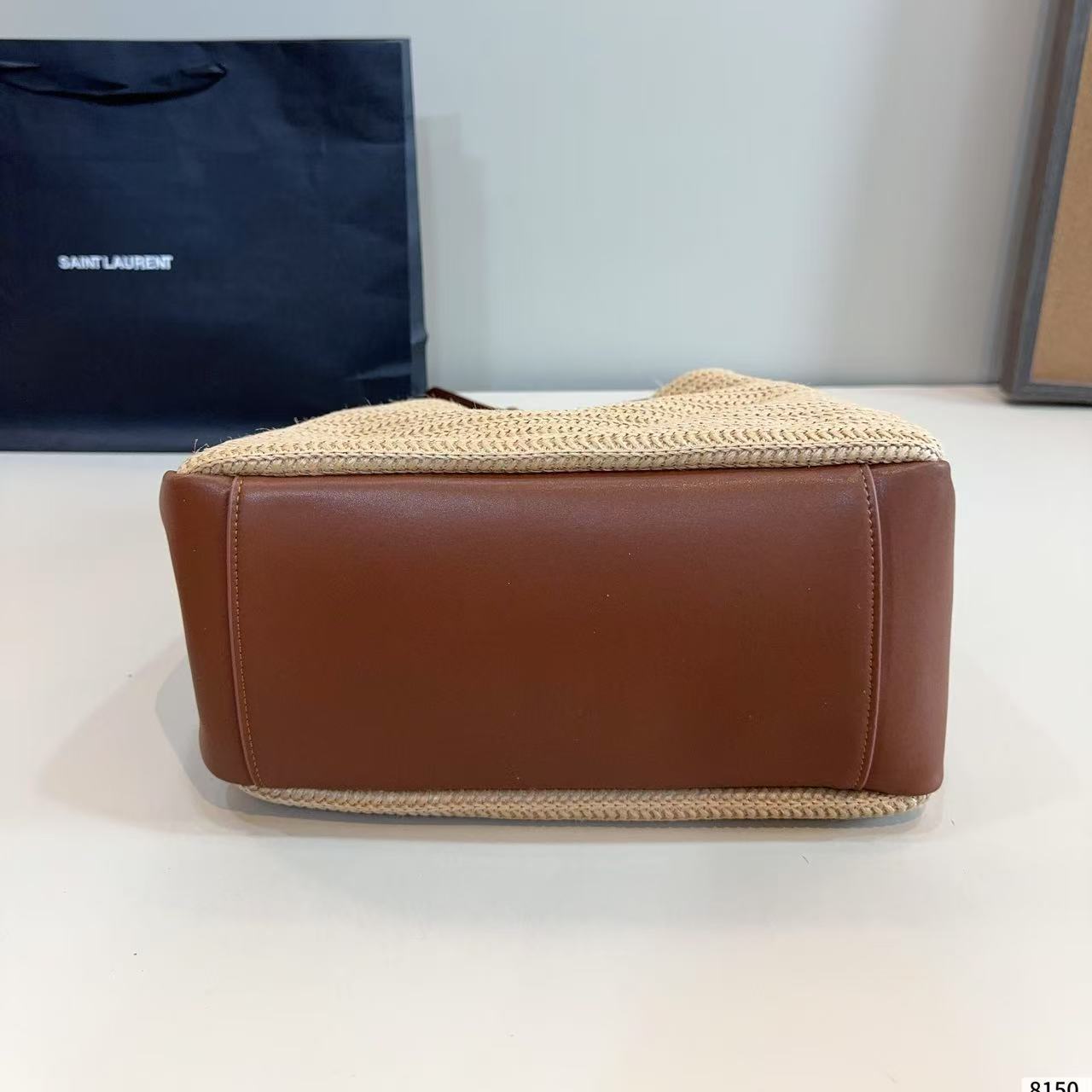 YSL織りアンダーアームバケットバッグ【50％割引+送料無料】