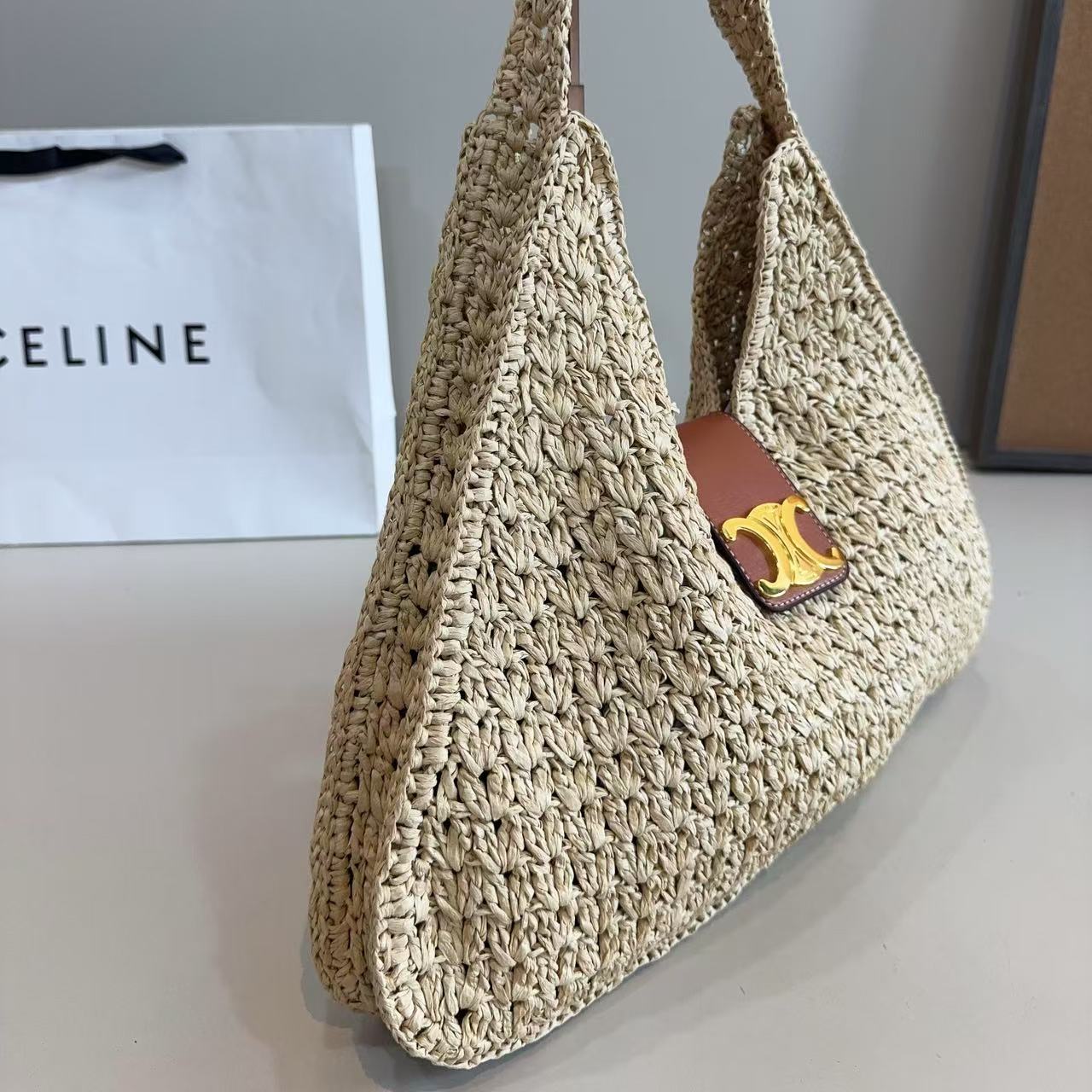 CEL1NE織りトートバッグ【50％割引+送料無料】