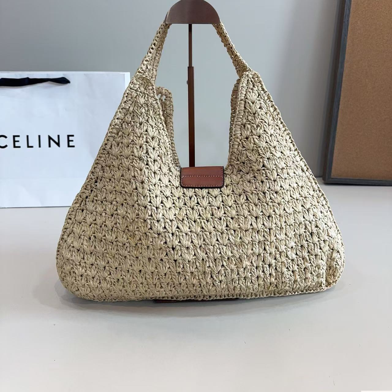 CEL1NE織りトートバッグ【50％割引+送料無料】