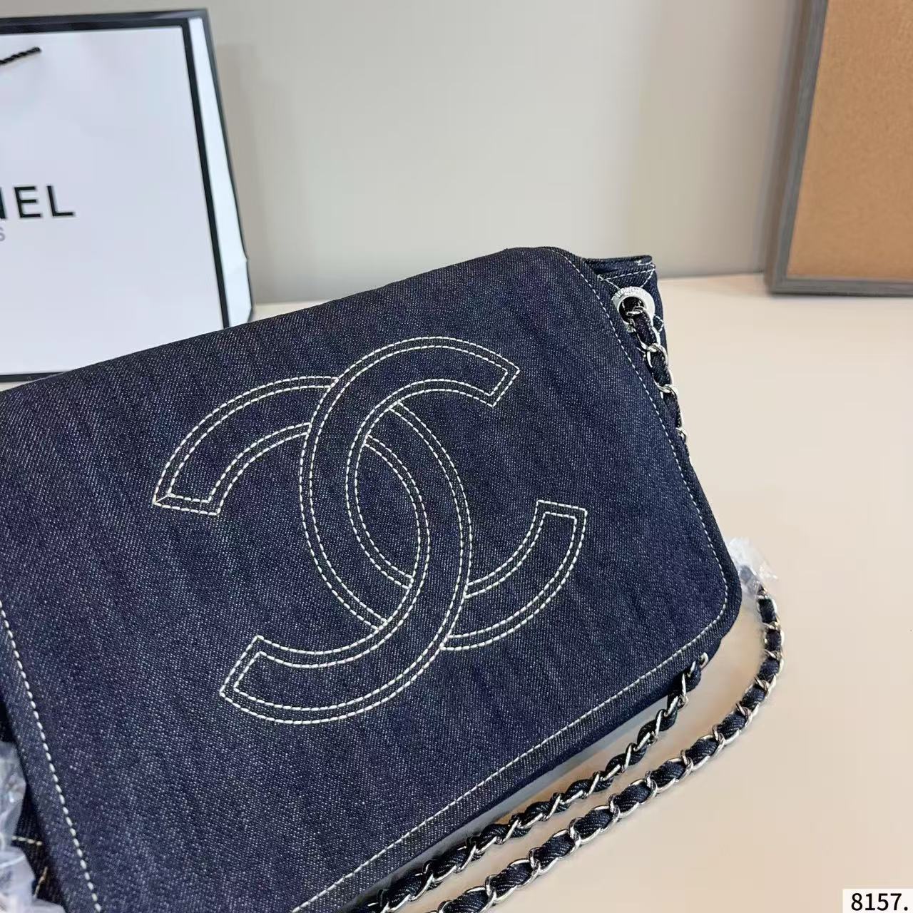 CHANE1 ダブルC ショッピングバッグ【50％割引+送料無料】