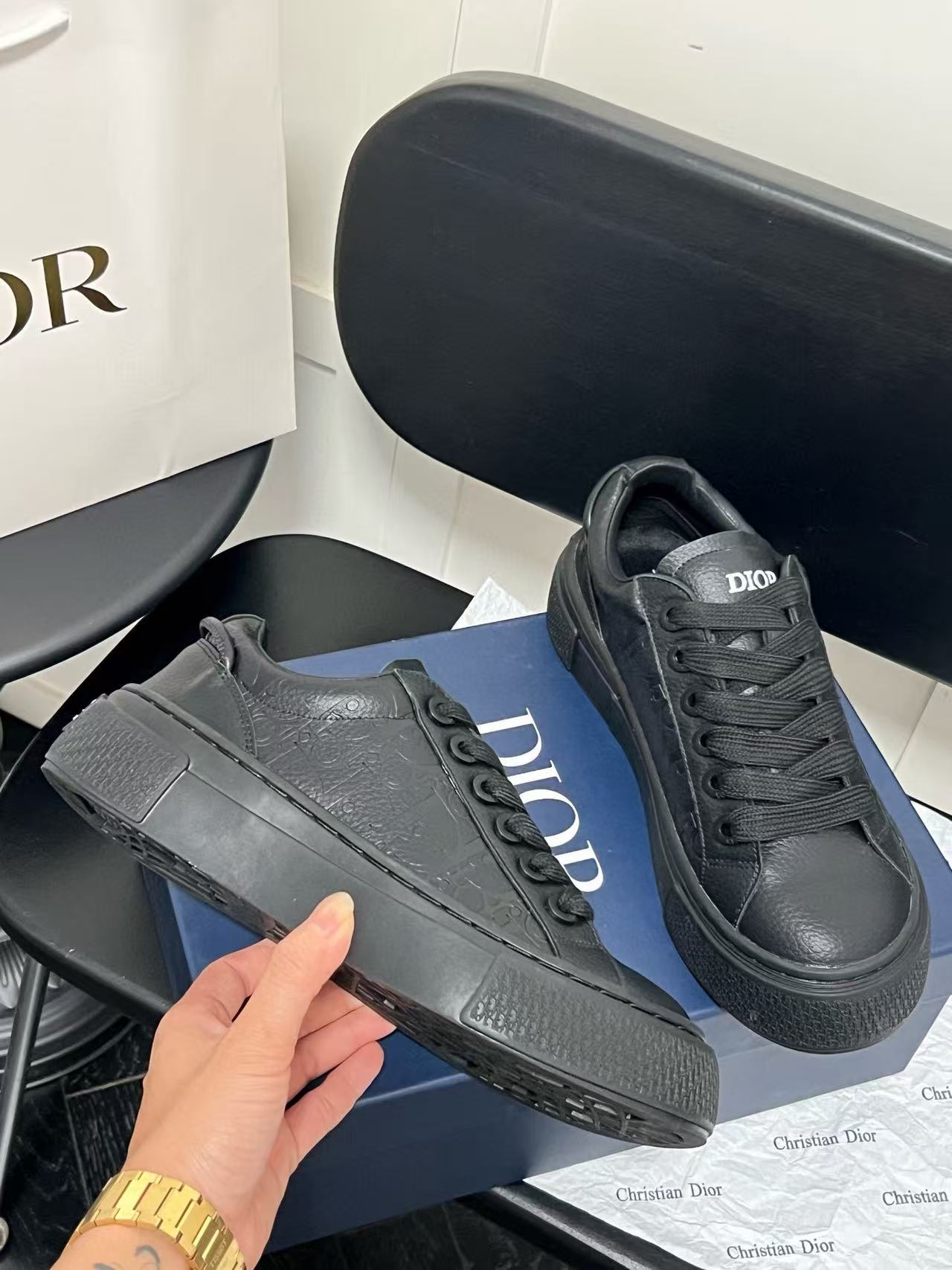 DI0Rプリントスニーカー【50％割引+送料無料】