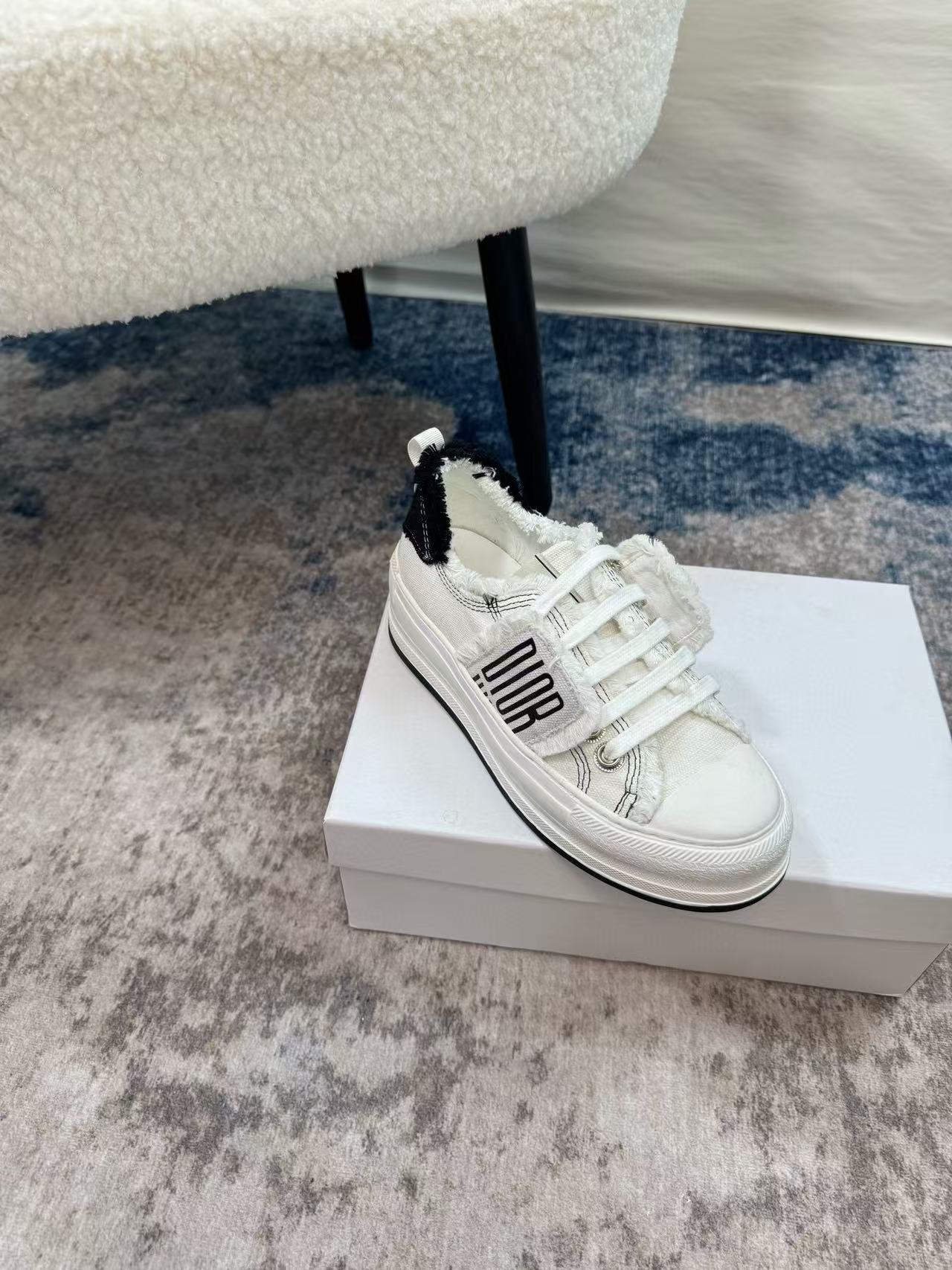 DI0R カラーブロック レースアップ スニーカー【50％割引+送料無料】