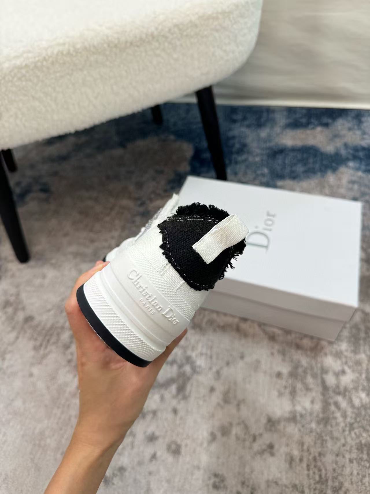 DI0R カラーブロック レースアップ スニーカー【50％割引+送料無料】