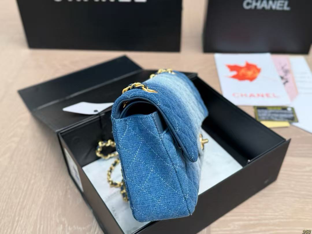 CHANE1 デニムチェーンバッグ【50％割引+送料無料】