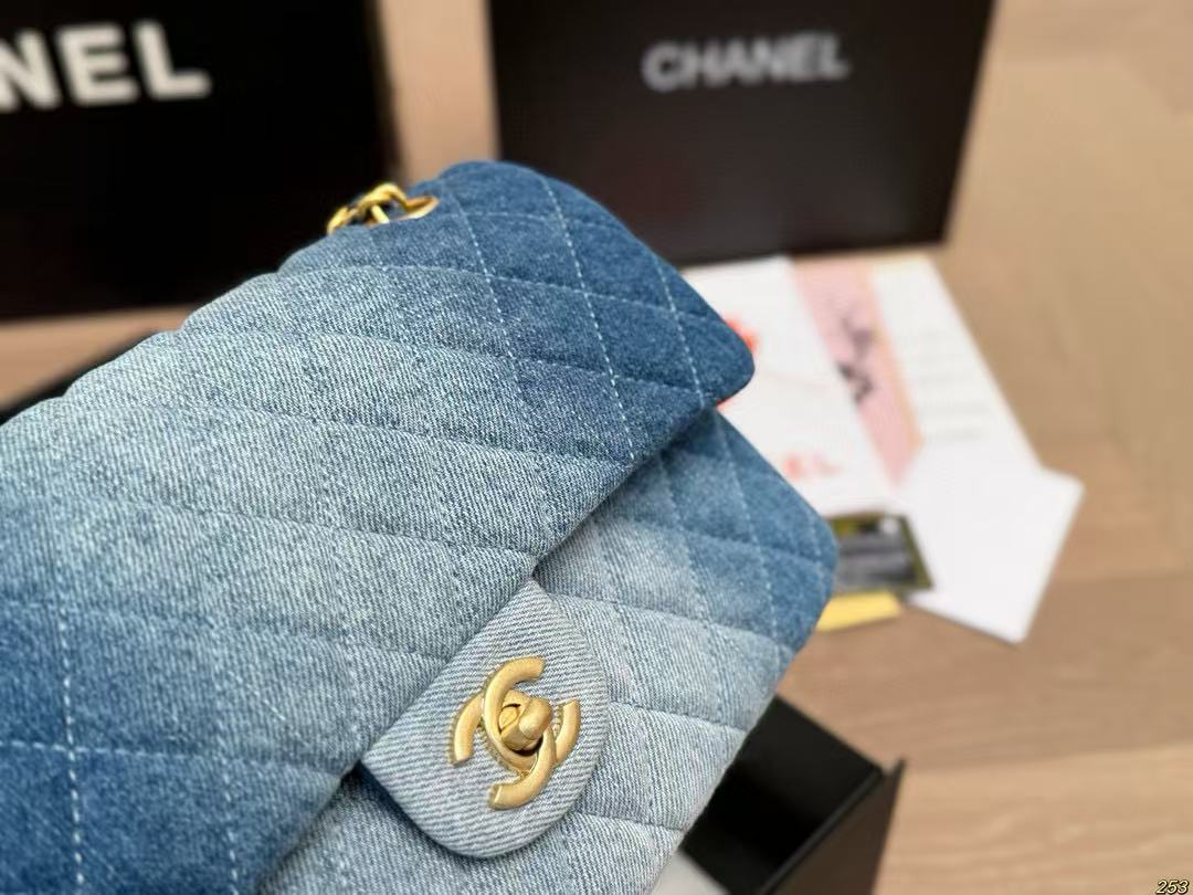 CHANE1 デニムチェーンバッグ【50％割引+送料無料】