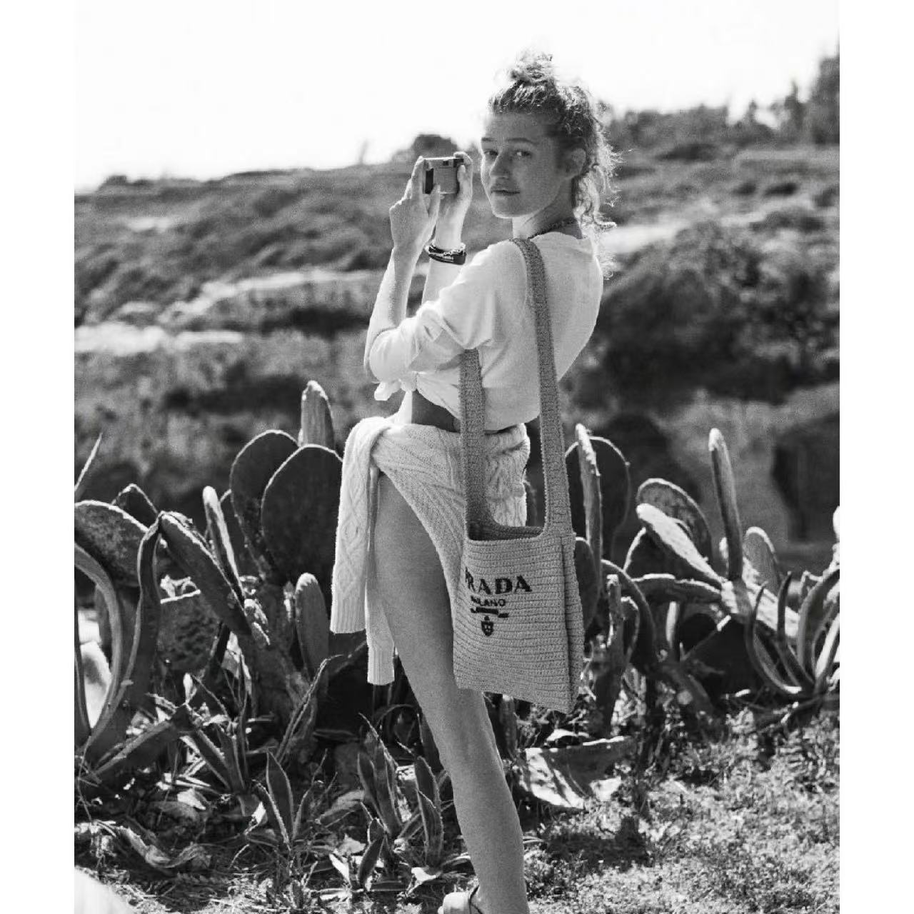 PR4DA バケットストローバッグ【50％割引+送料無料】