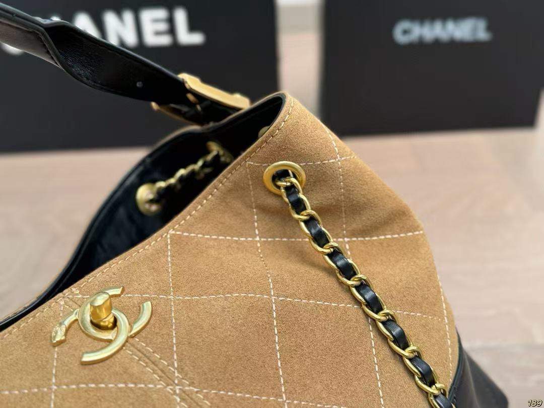 CHANE1 チェーン付きディアスキンショッピングバッグ【50％割引+送料無料】