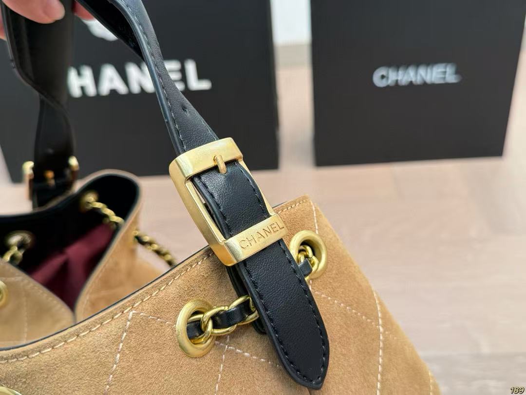 CHANE1 チェーン付きディアスキンショッピングバッグ【50％割引+送料無料】