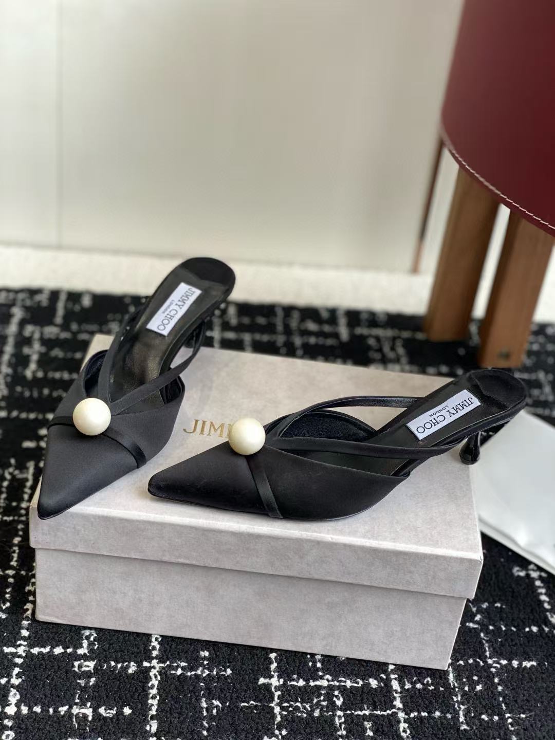 jimmycho0 高品質のパールポイントハイヒール【50％割引+送料無料】