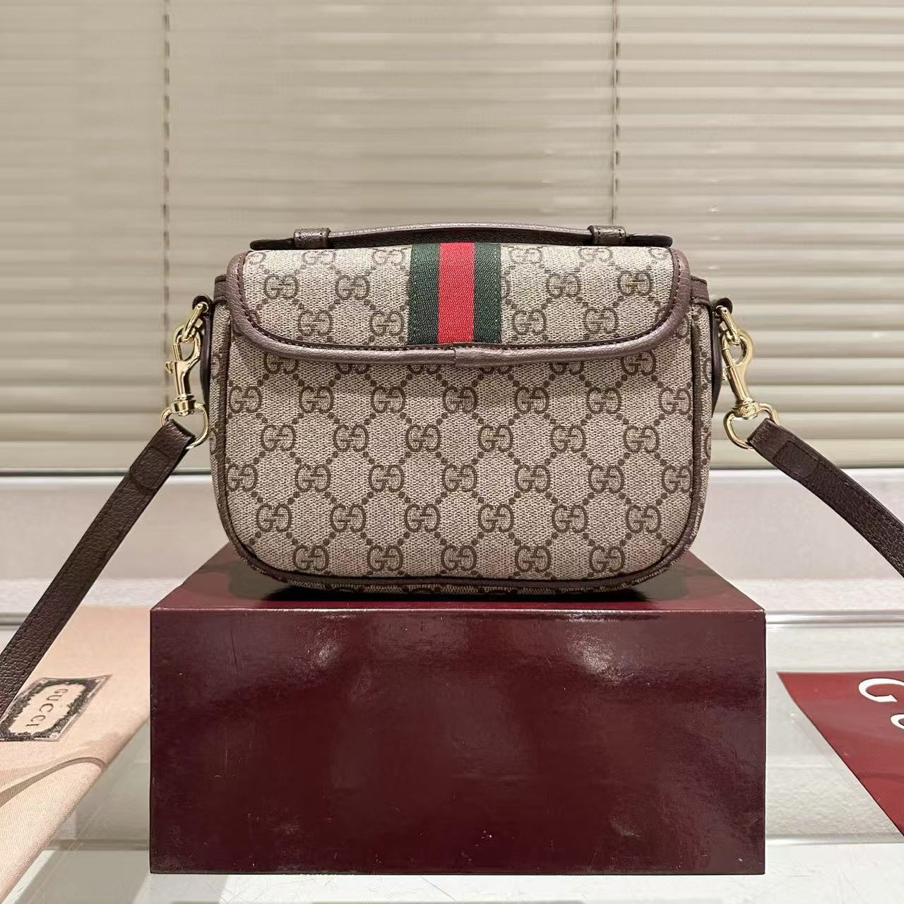 GUCC1 ジャカードハンドバッグ【50％割引+送料無料】