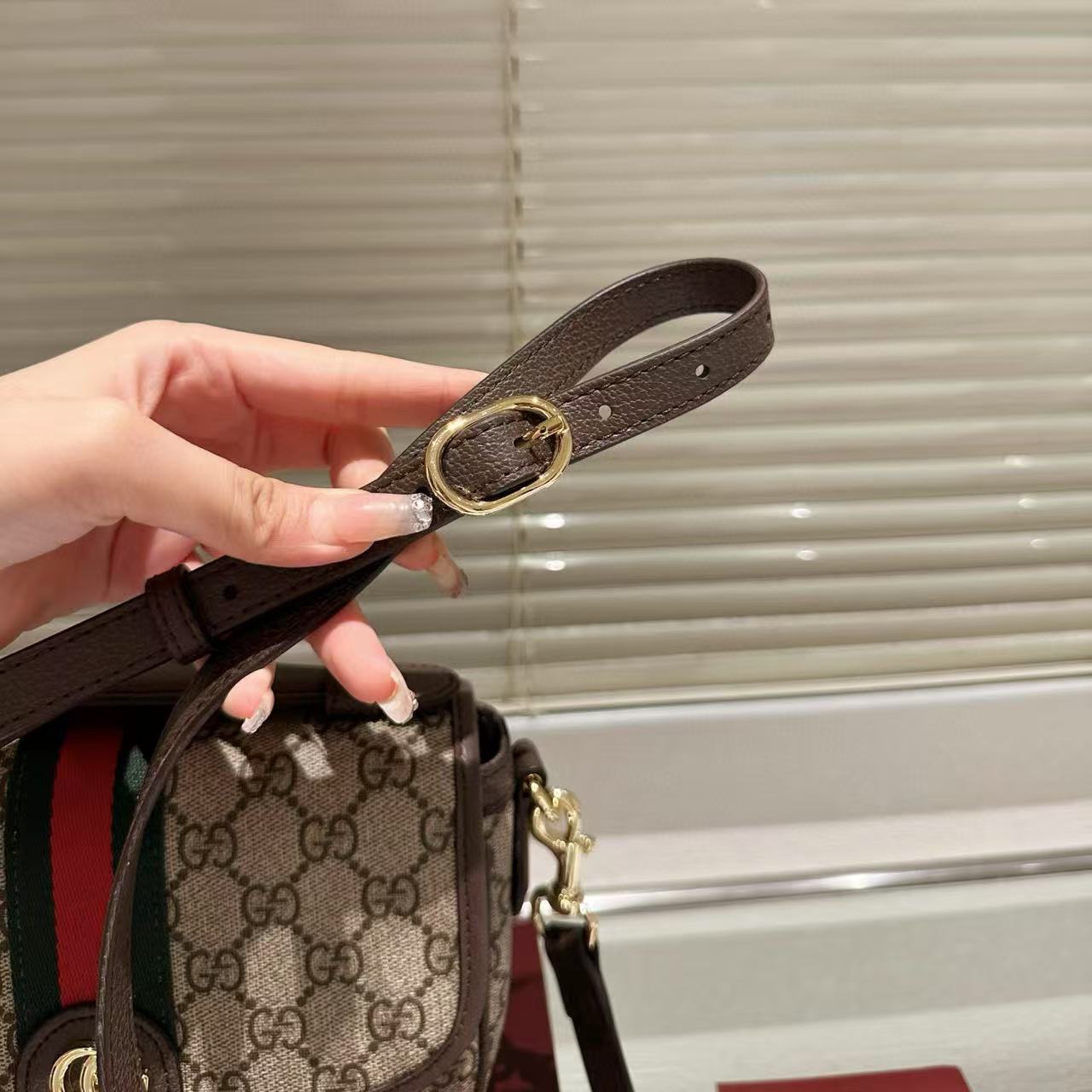 GUCC1 ジャカードハンドバッグ【50％割引+送料無料】