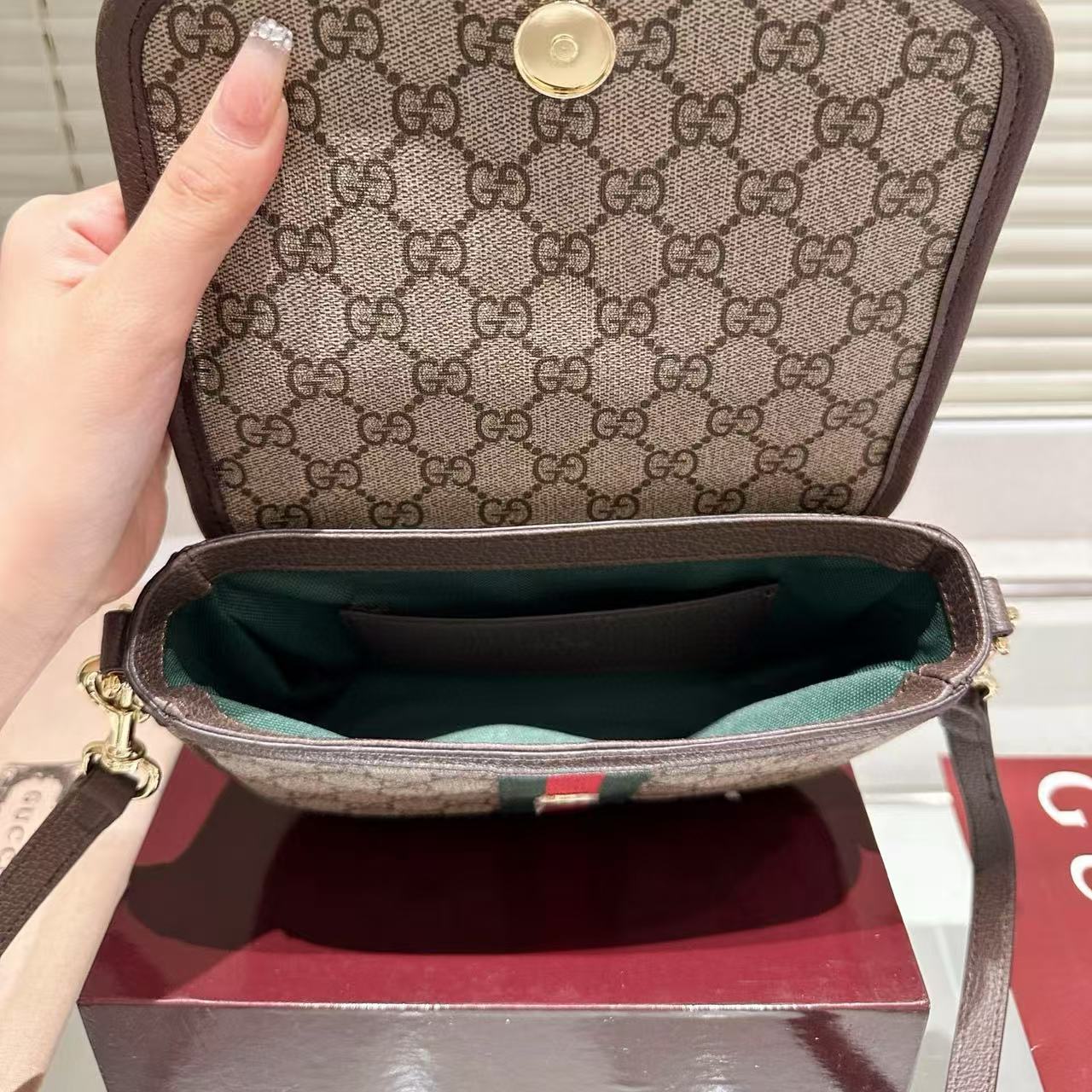 GUCC1 ジャカードハンドバッグ【50％割引+送料無料】