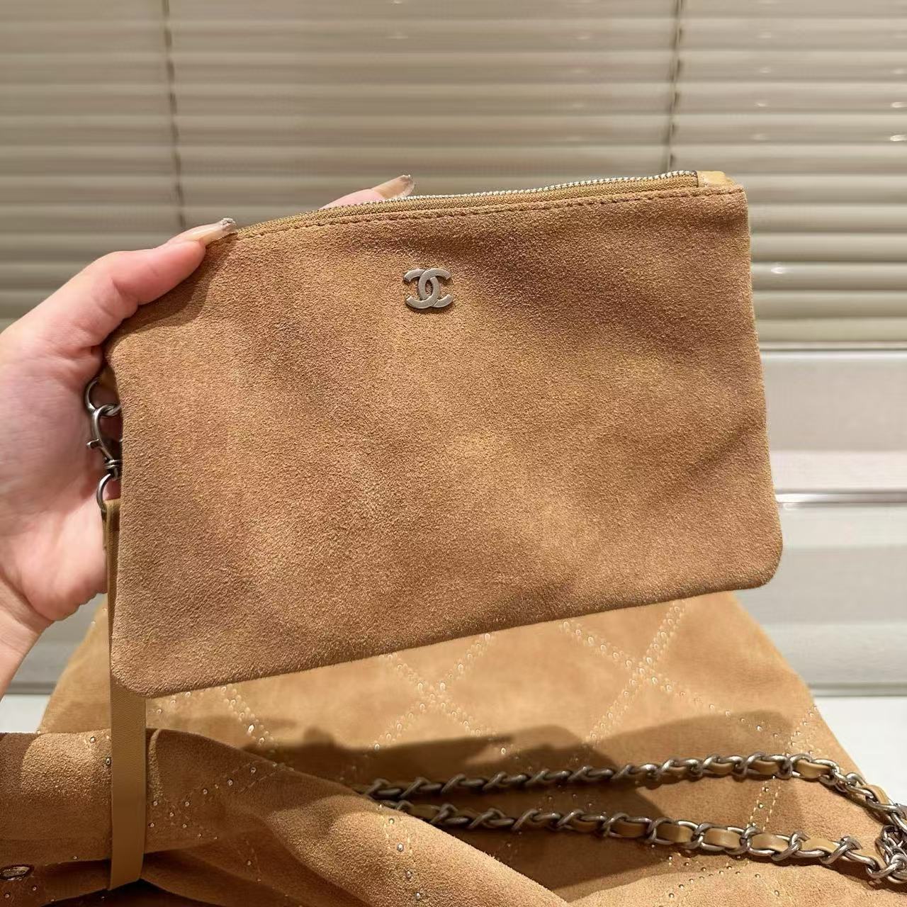 CHANE1 ディアスキンチェーンショッピングバッグ【50％割引+送料無料】