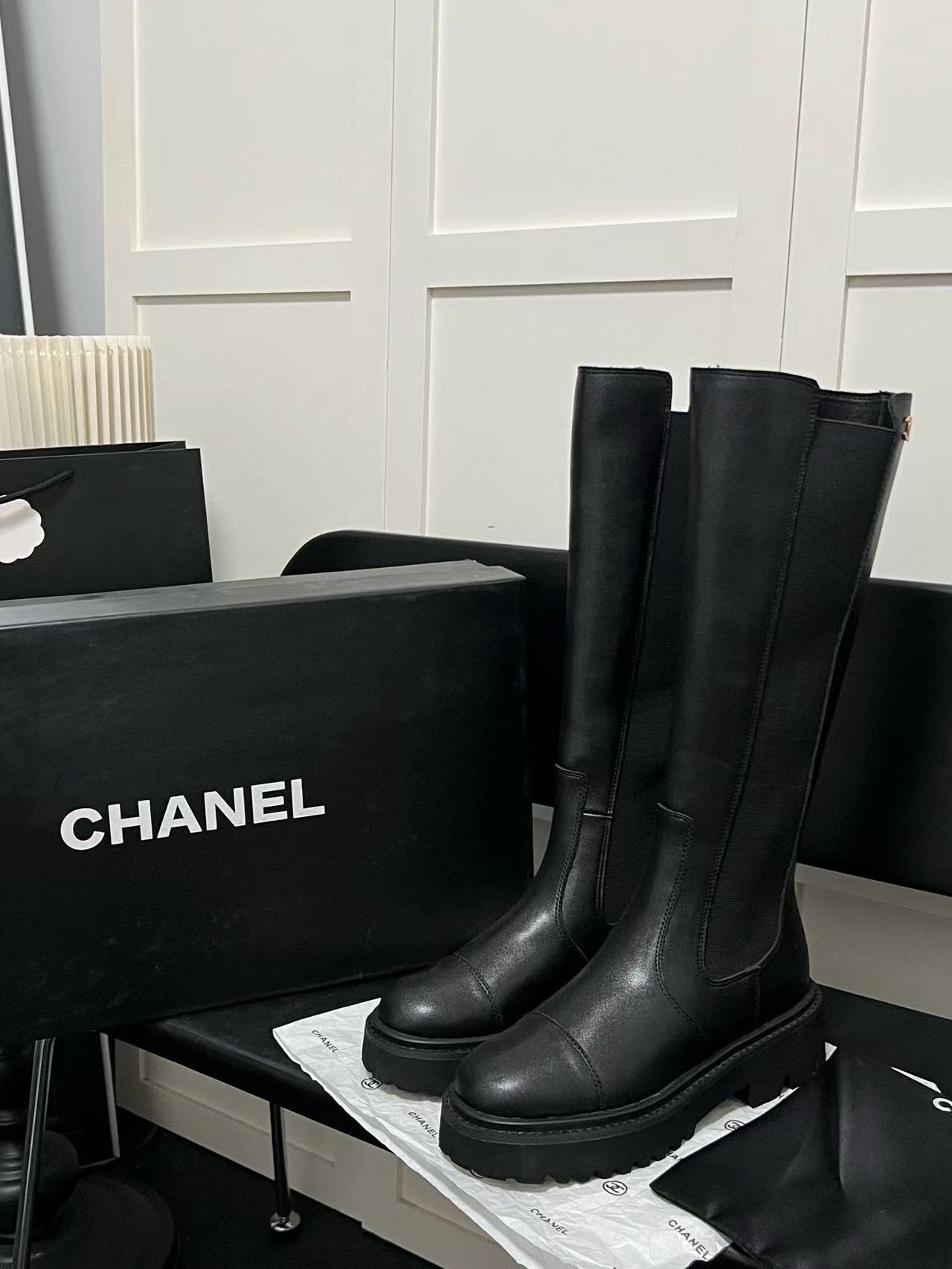 CHANE1 シンプルダブルCロングブーツ【50％割引+送料無料】