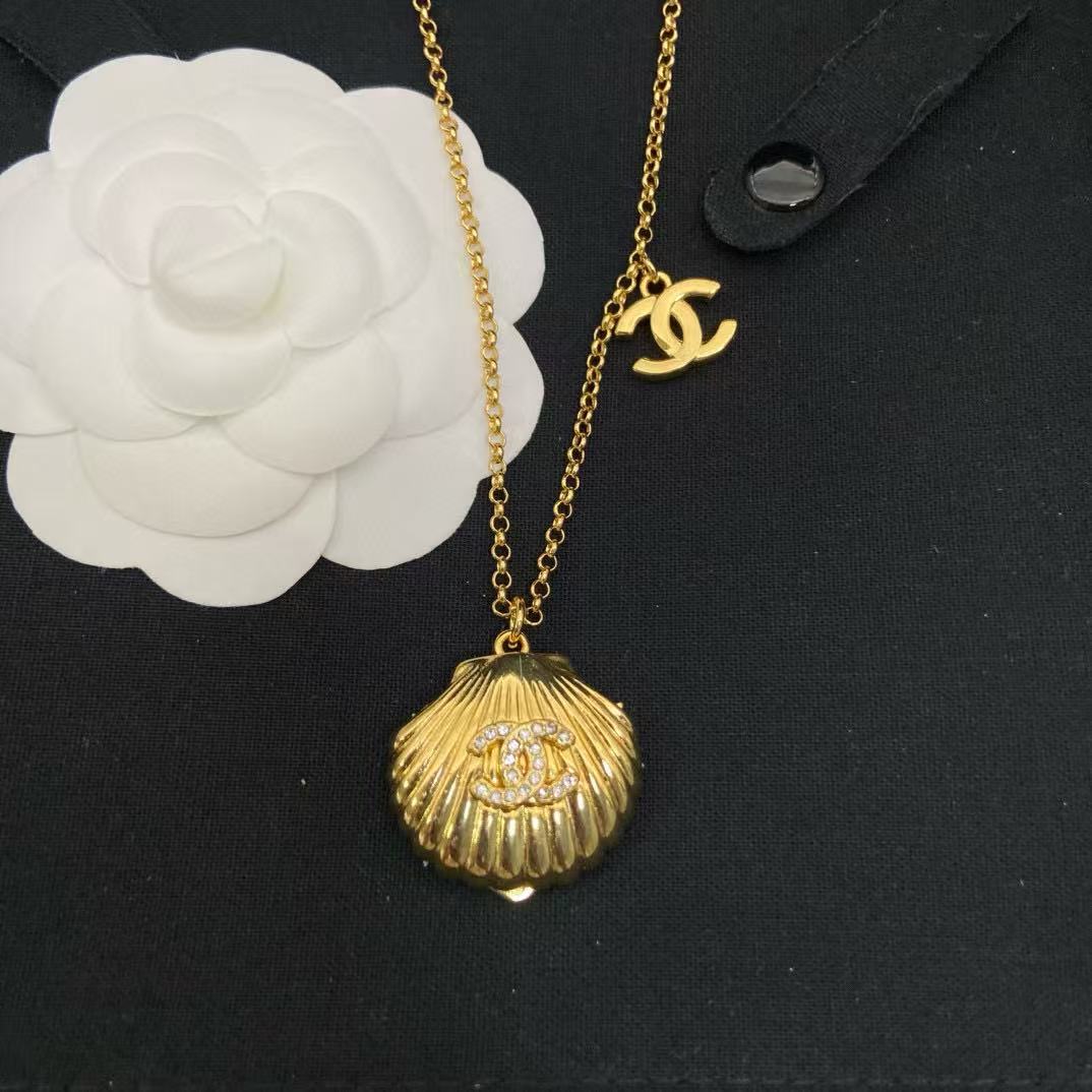 CHANE1 シェルパールネックレス【50％割引+送料無料】