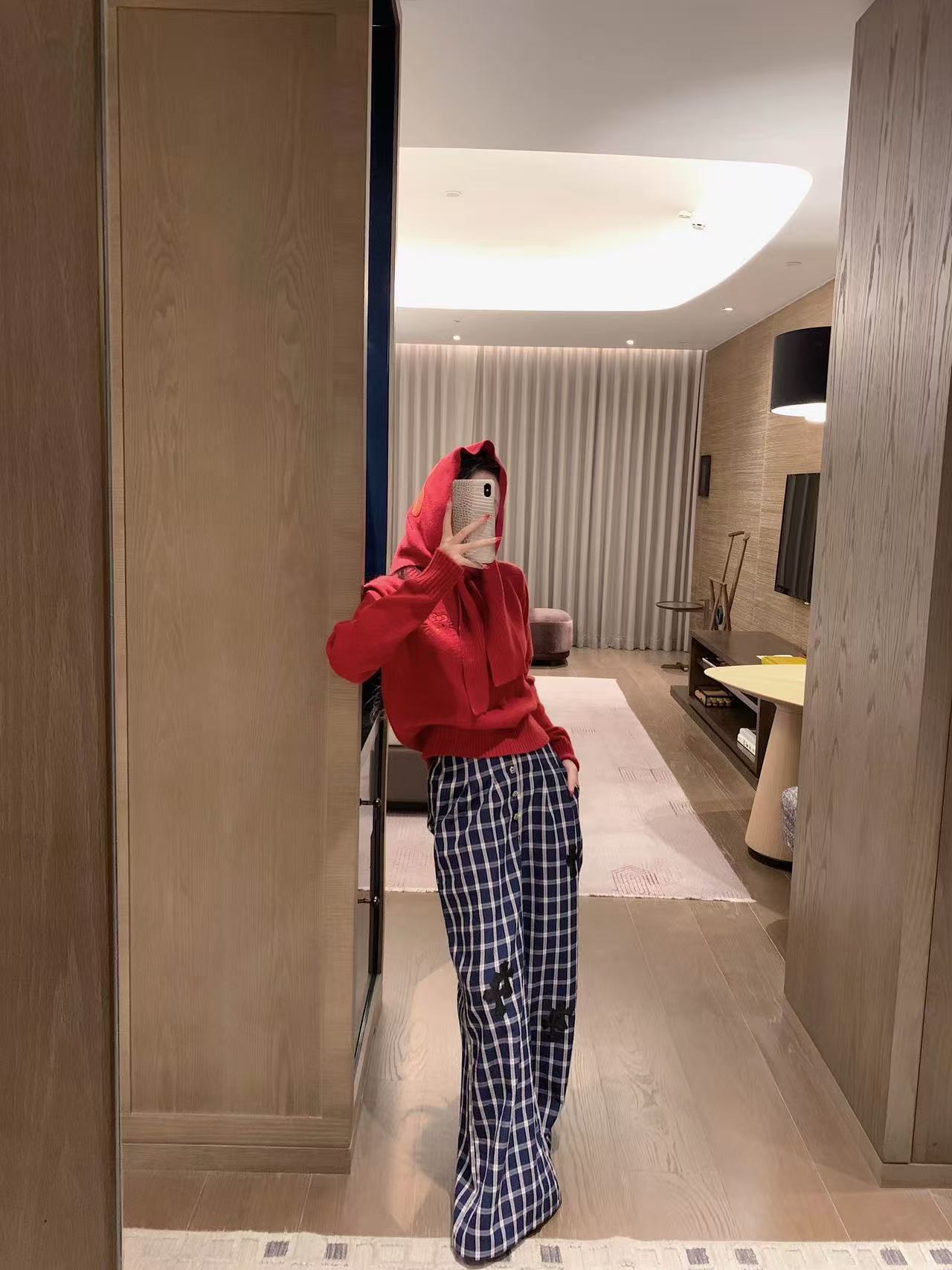 Chr0me Heartsのチェック柄フロアレングスパンツ【50％割引+送料無料】