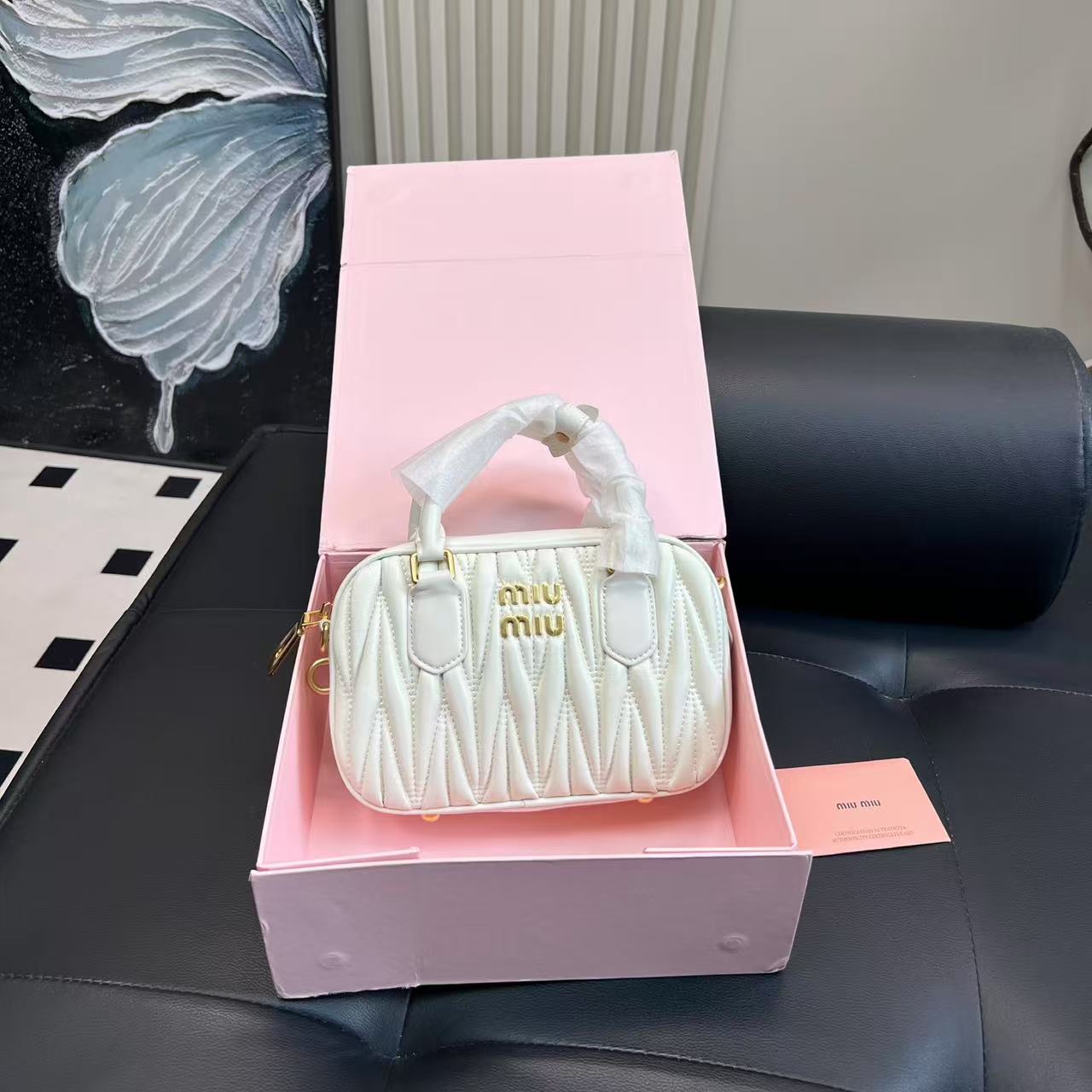 M1UM1U プリーツトートバッグ【50％割引+送料無料】