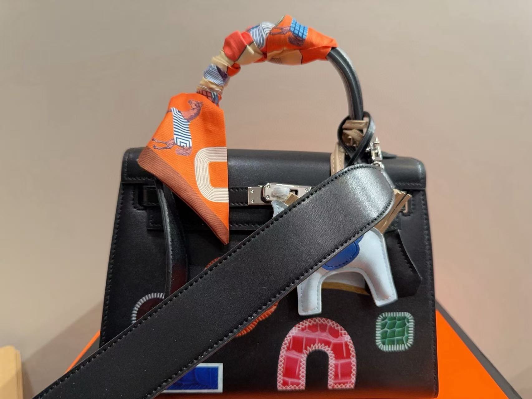 HERME5 高品質ペイントハンドバッグ【50％割引+送料無料】