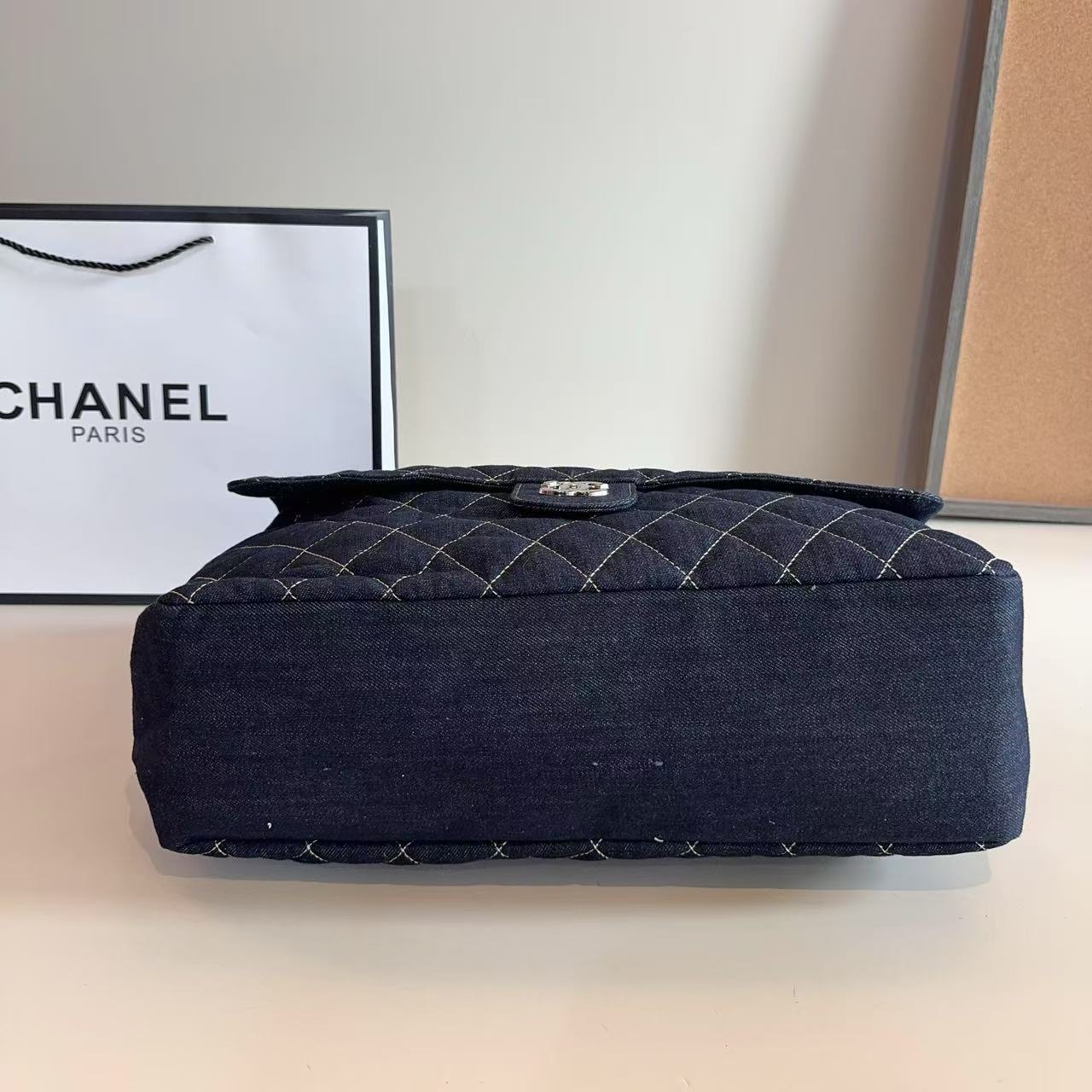 CHANE1 チェーンデニムショルダーバッグ【50％割引+送料無料】