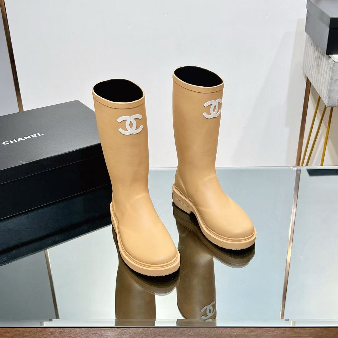 CHANE1 高品質ダブルCレインブーツ【50％割引+送料無料】