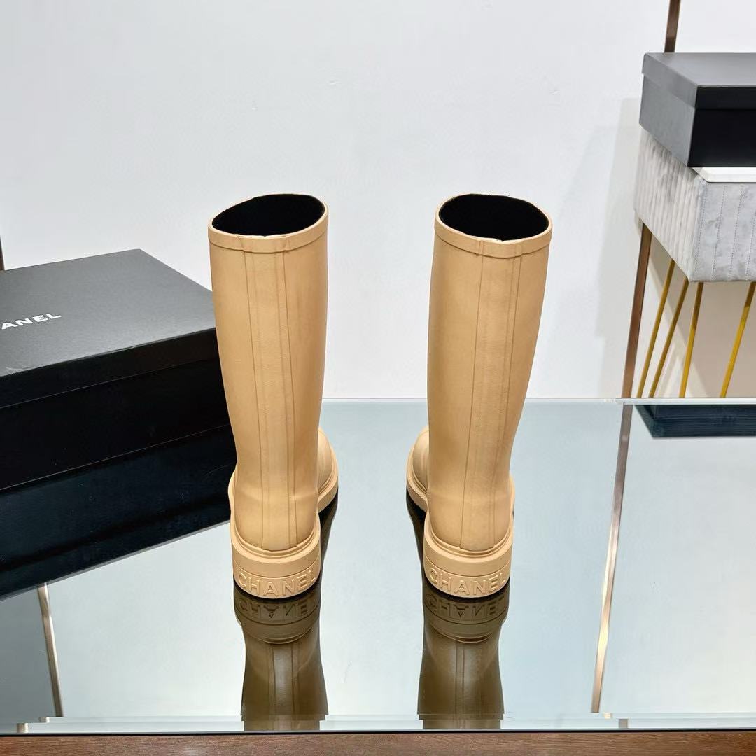 CHANE1 高品質ダブルCレインブーツ【50％割引+送料無料】