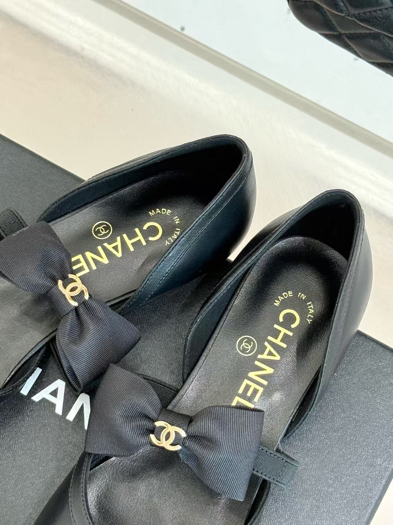 CHANE1 高品質リボンメリージェーンフラットシューズ【50％割引+送料無料】